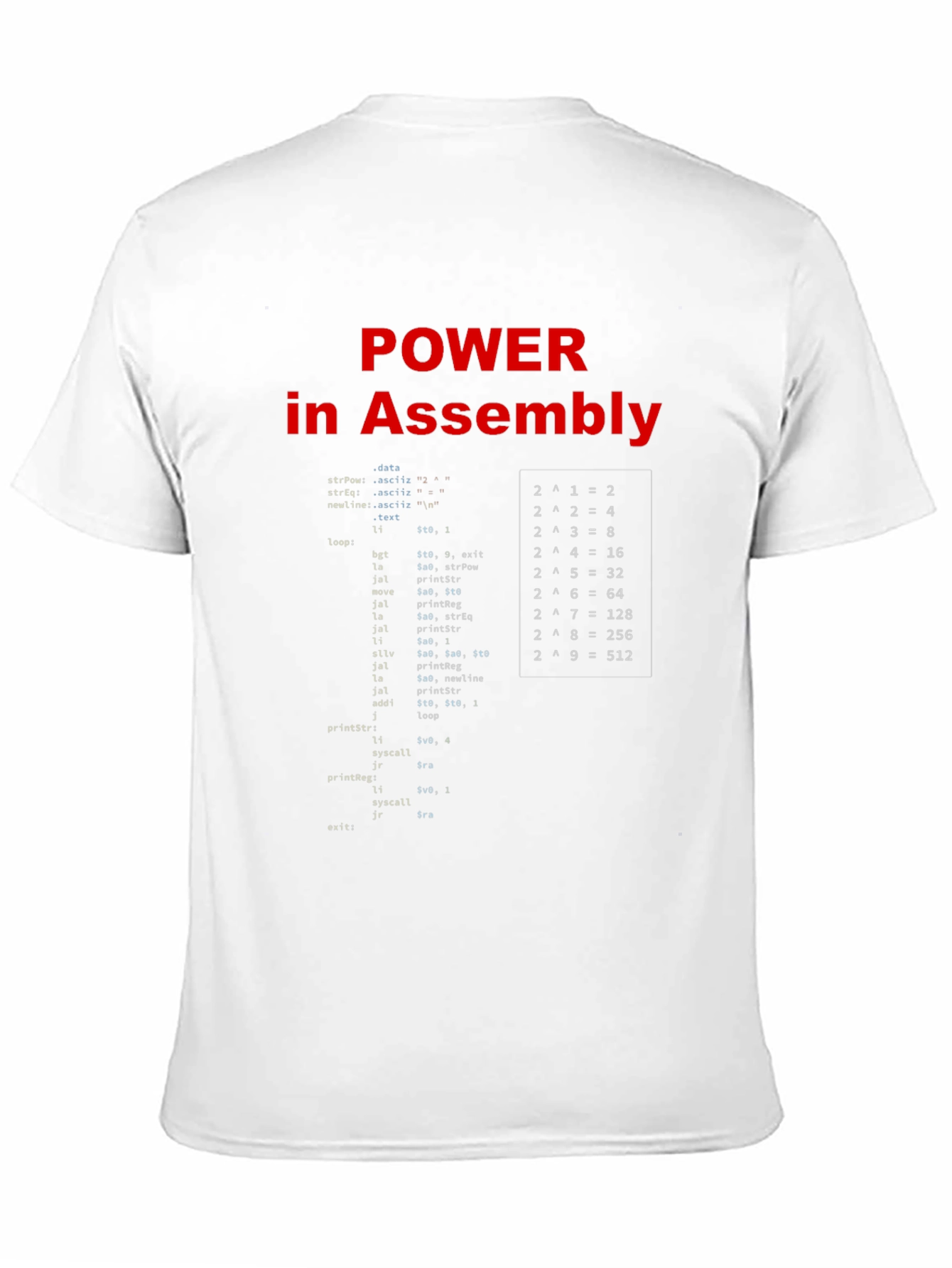 Power in Assembly Black T-Shirt
