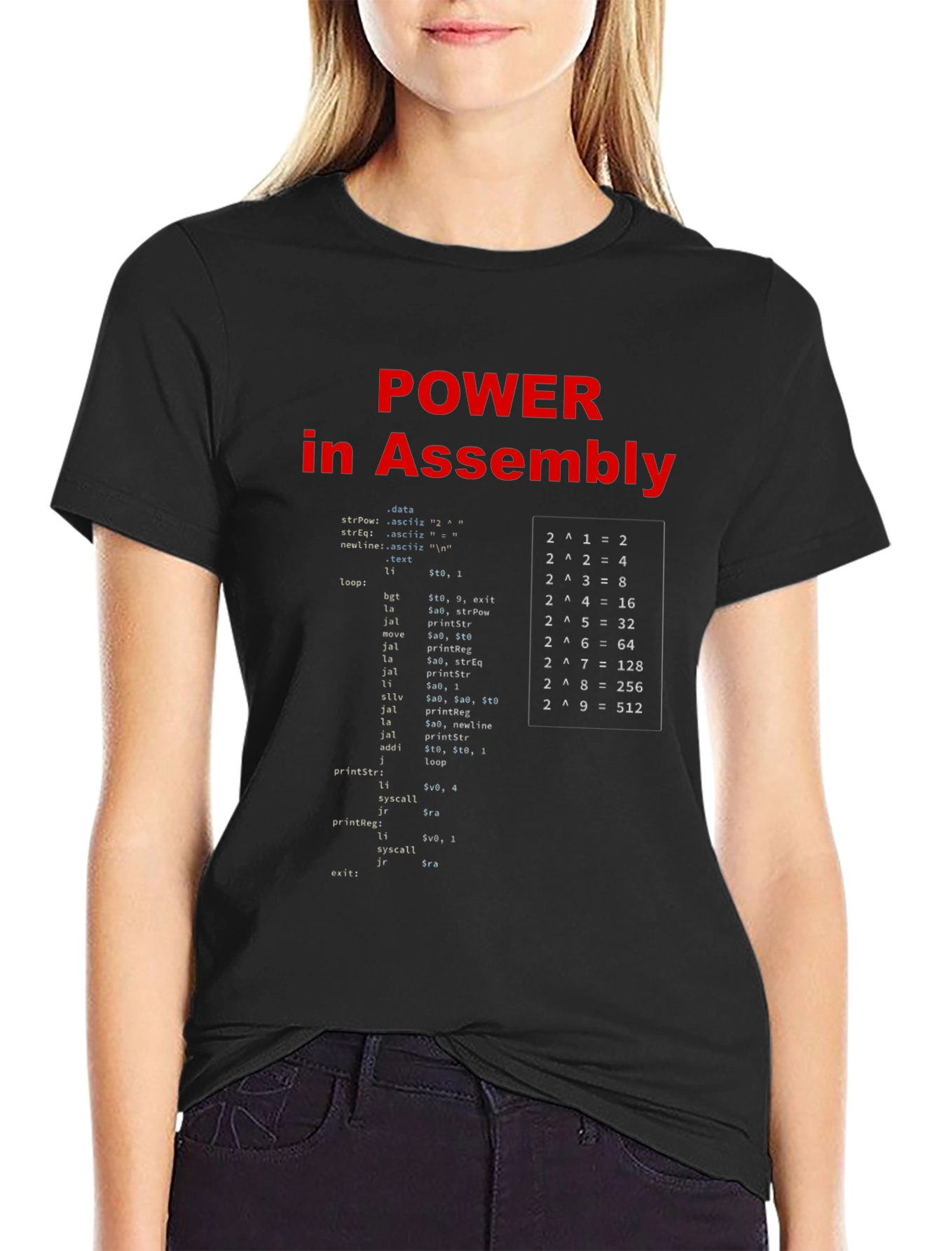 Power in Assembly Black T-Shirt