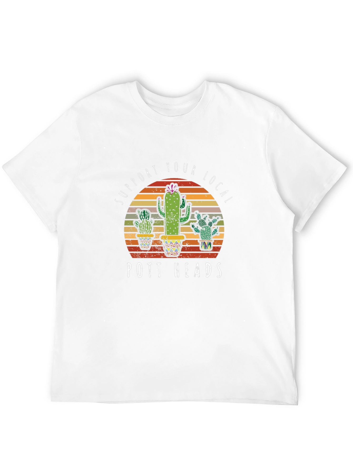 Pott Heads Cactus Graphic Tee