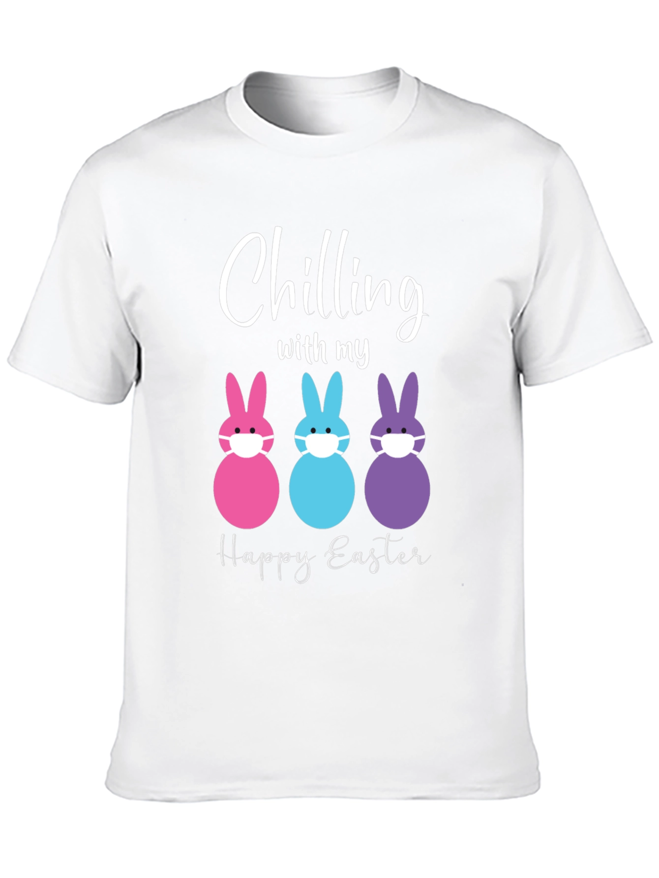 Chilling with my Happy Easter Bunny T-Shirt