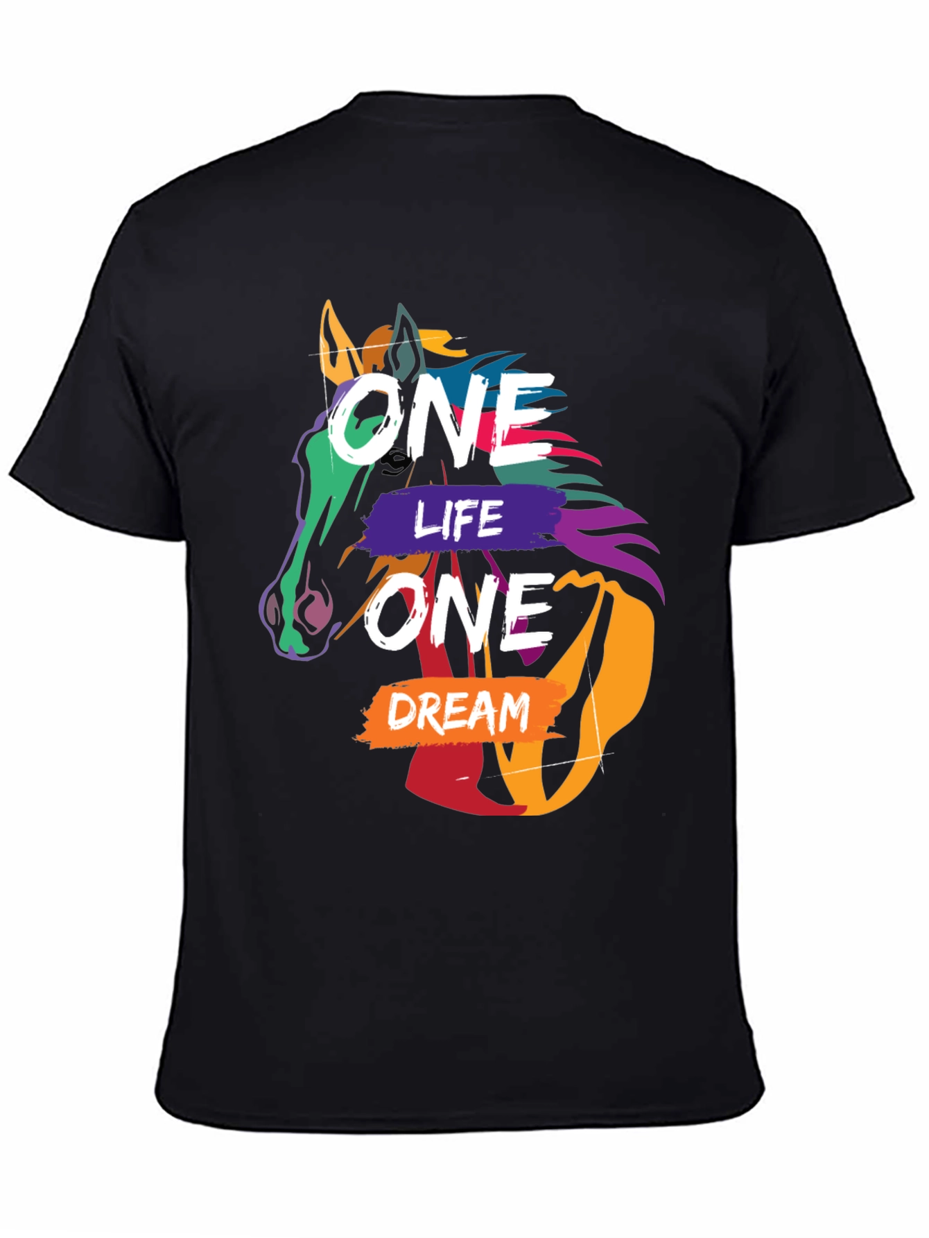 One Life One Dream Horse Graphic Tee