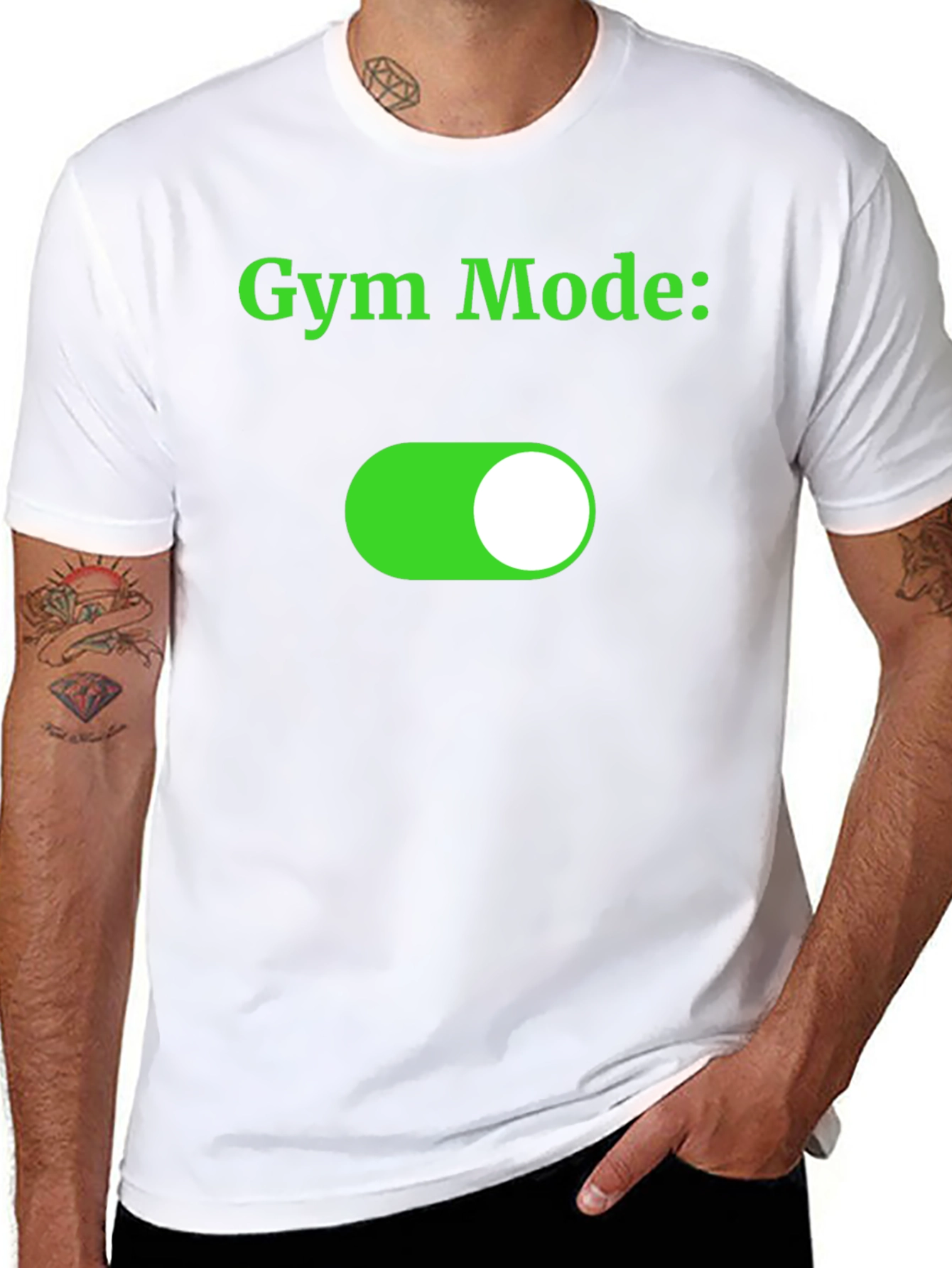 Gym Mode On Graphic T-Shirt