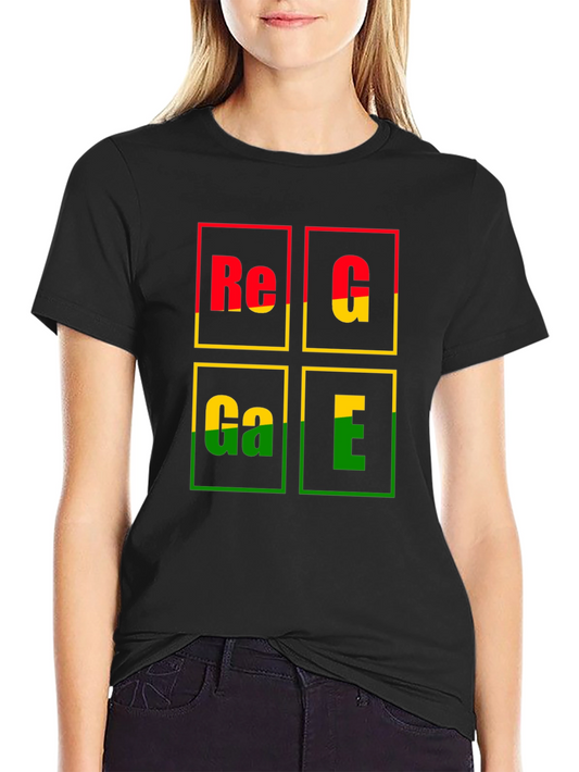 Reggae Graphic Tee - Rasta Colors