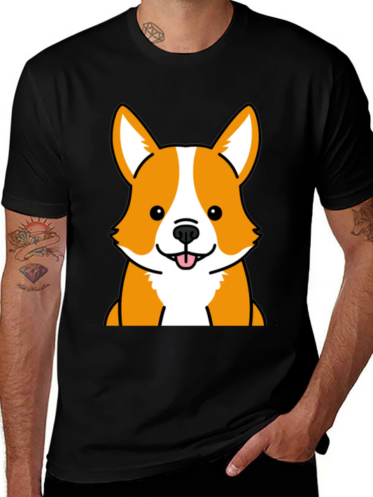 Corgi Graphic Tee - Cute Dog T-Shirt