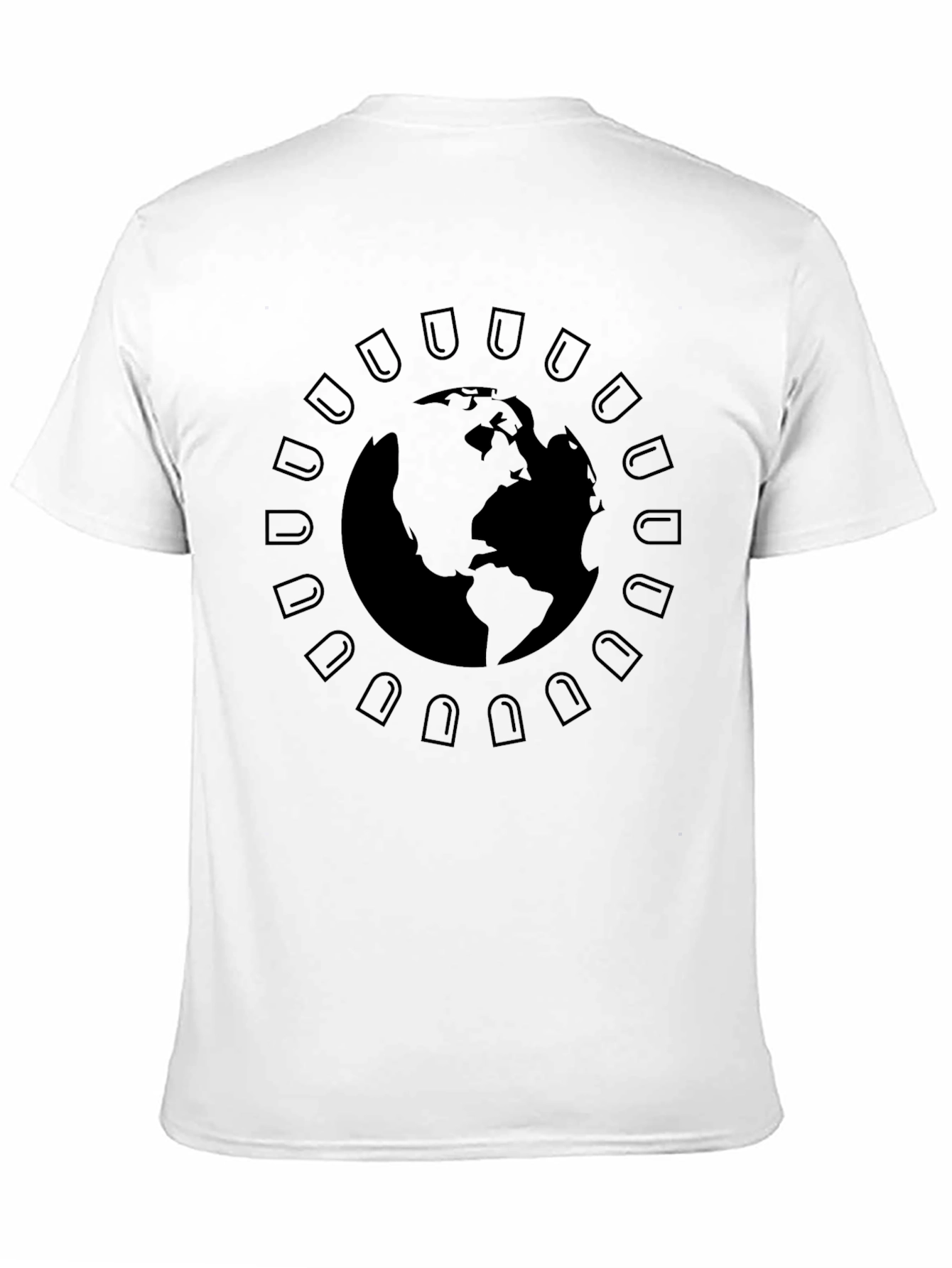 Earth Graphic Black T-Shirt