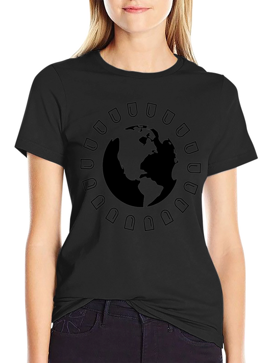 Earth Graphic Black T-Shirt