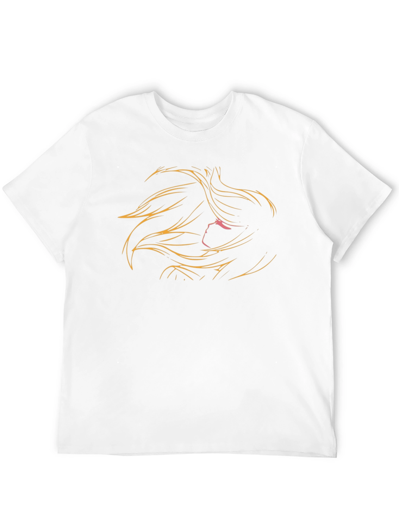 Anime Girl Graphic Tee - Stylish Black Cotton T-Shirt
