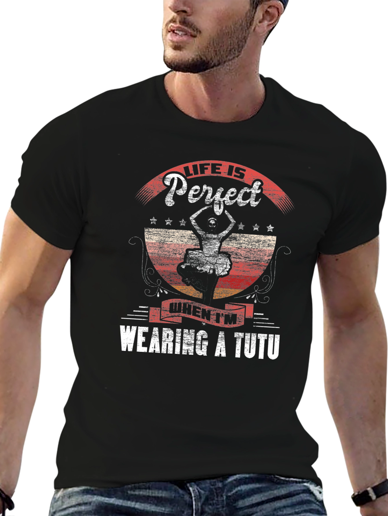 Life is Perfect Tutu Dancer Graphic Tee