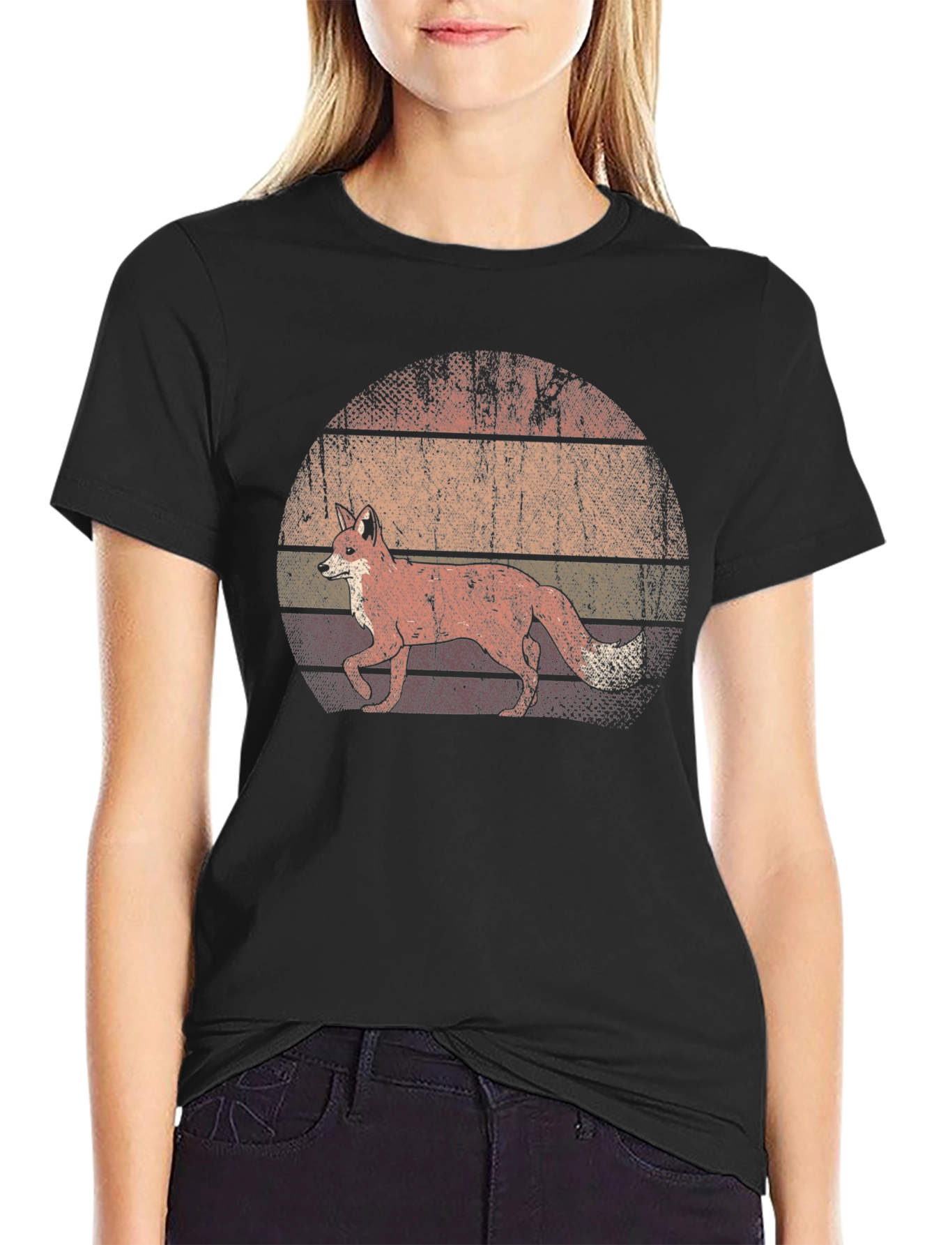 Retro Fox Graphic T-Shirt - Unisex Soft Cotton Tee