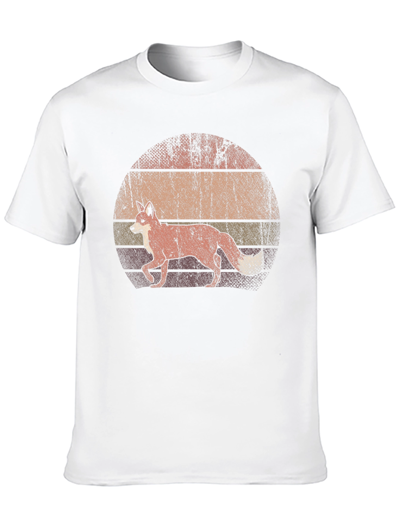 Retro Fox Graphic T-Shirt - Unisex Soft Cotton Tee