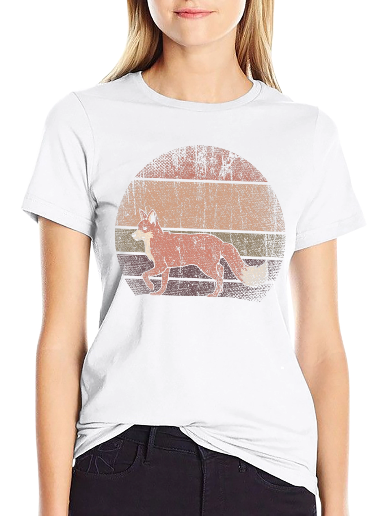 Retro Fox Graphic T-Shirt - Unisex Soft Cotton Tee
