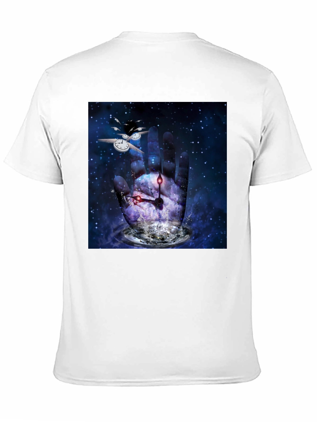 Surreal Galaxy Time T-Shirt