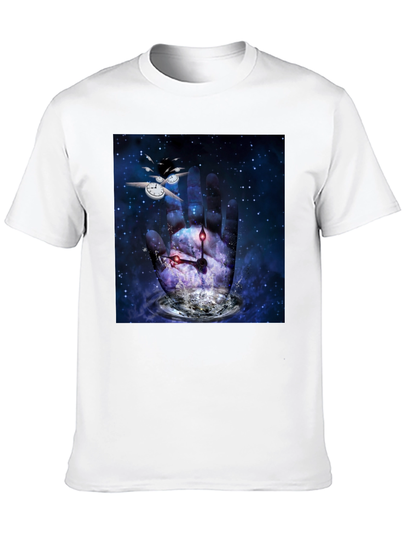 Surreal Galaxy Time T-Shirt