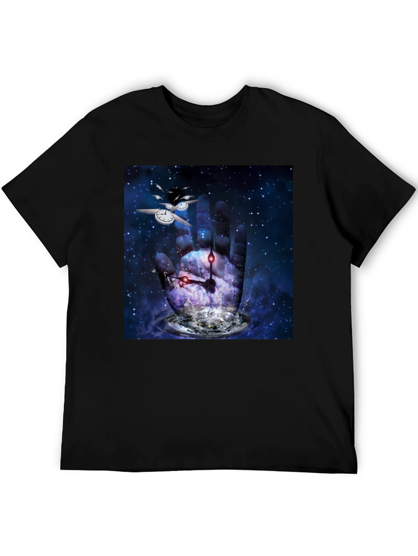 Surreal Galaxy Time T-Shirt