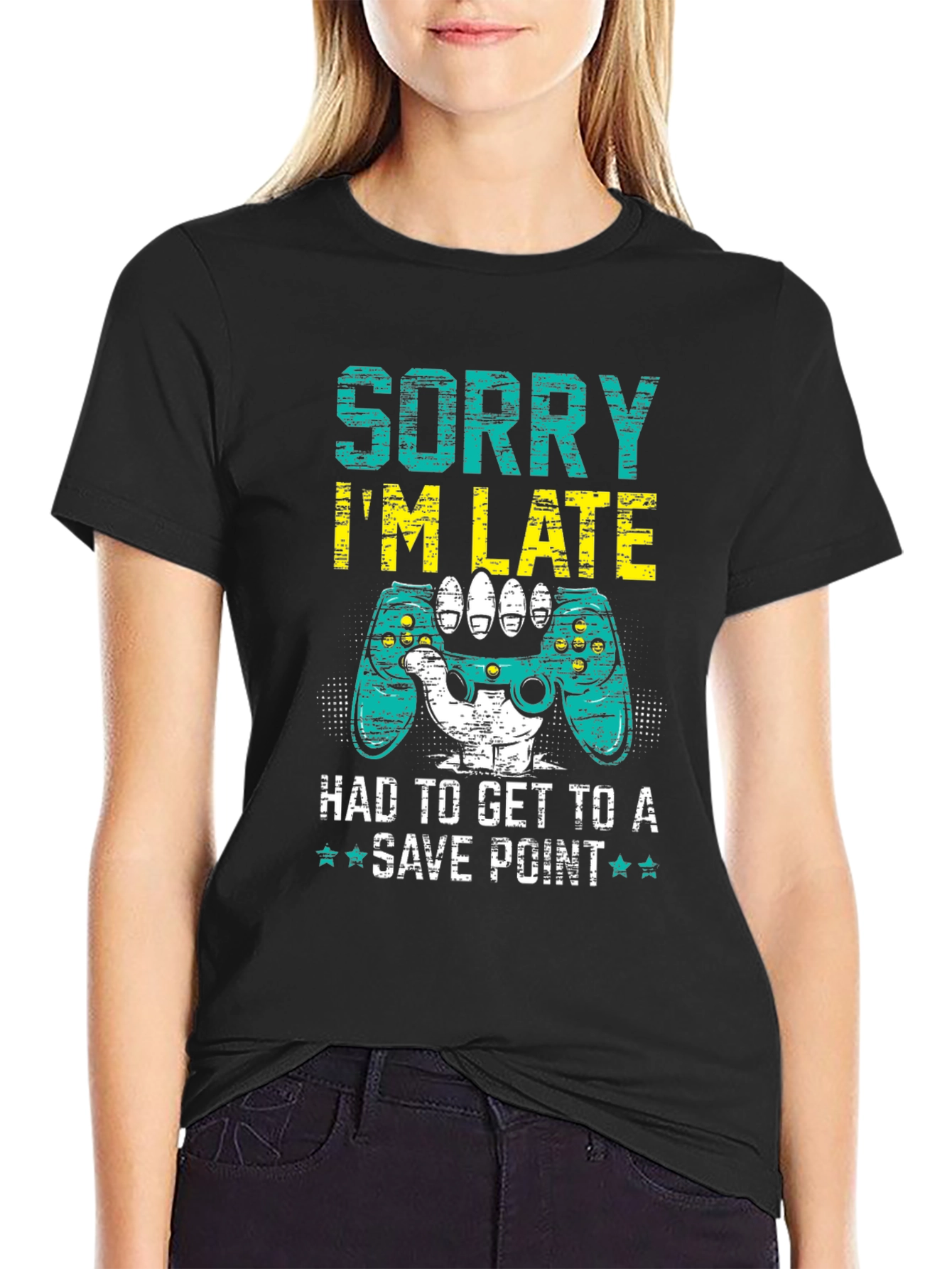 Gamer Excuse T-Shirt: Sorry Im Late!