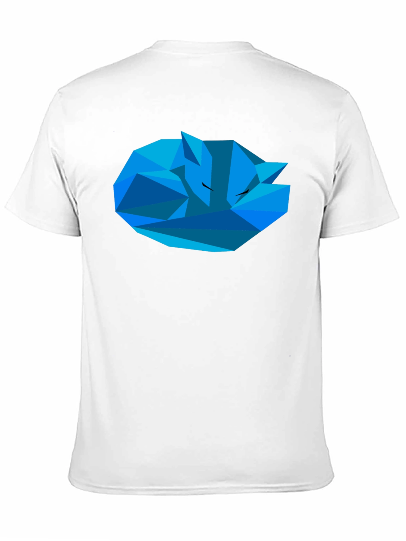 Geometric Fox T-Shirt - Stylish Mens Black Tee
