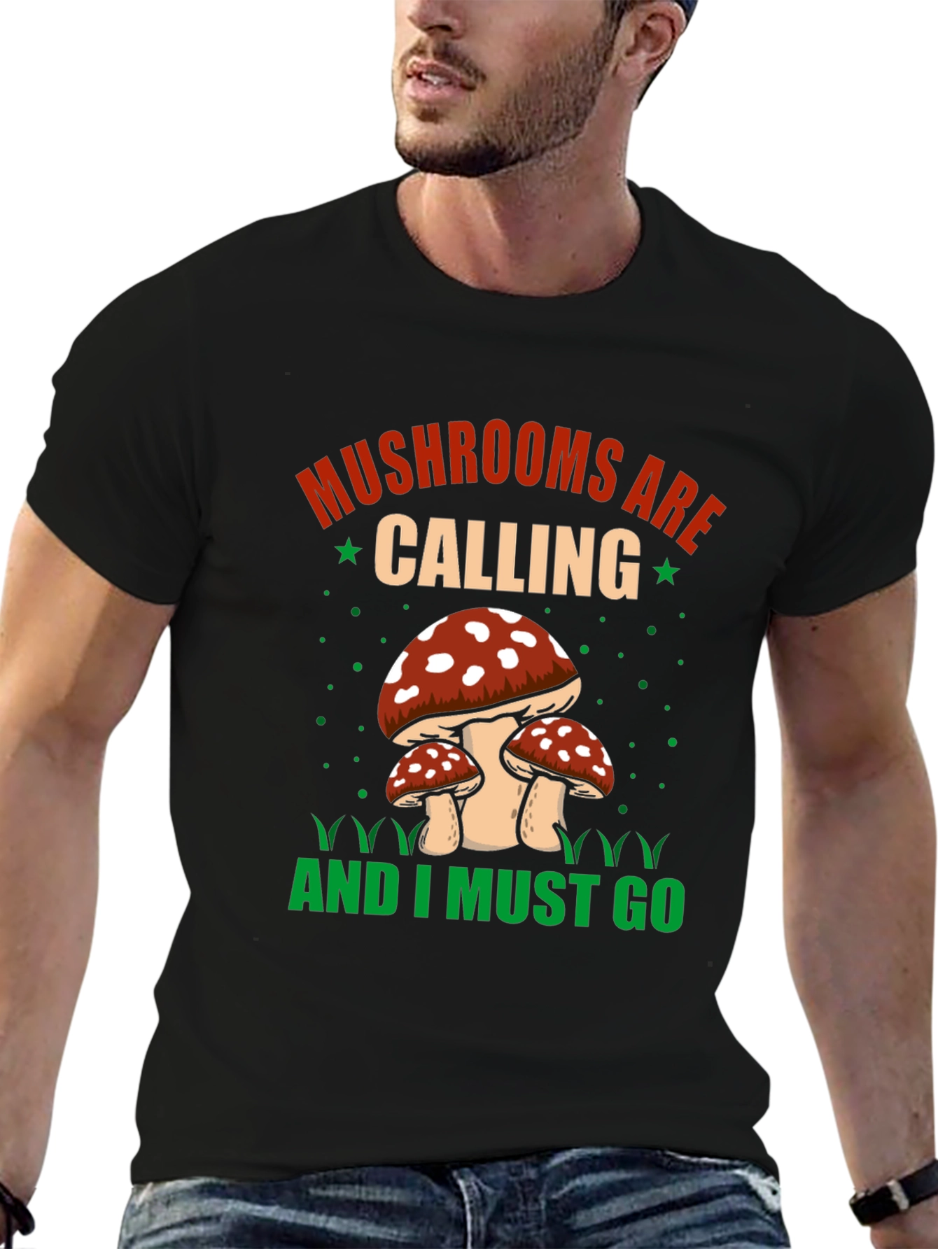 Mushroom Lovers T-Shirt: Mushrooms are Calling