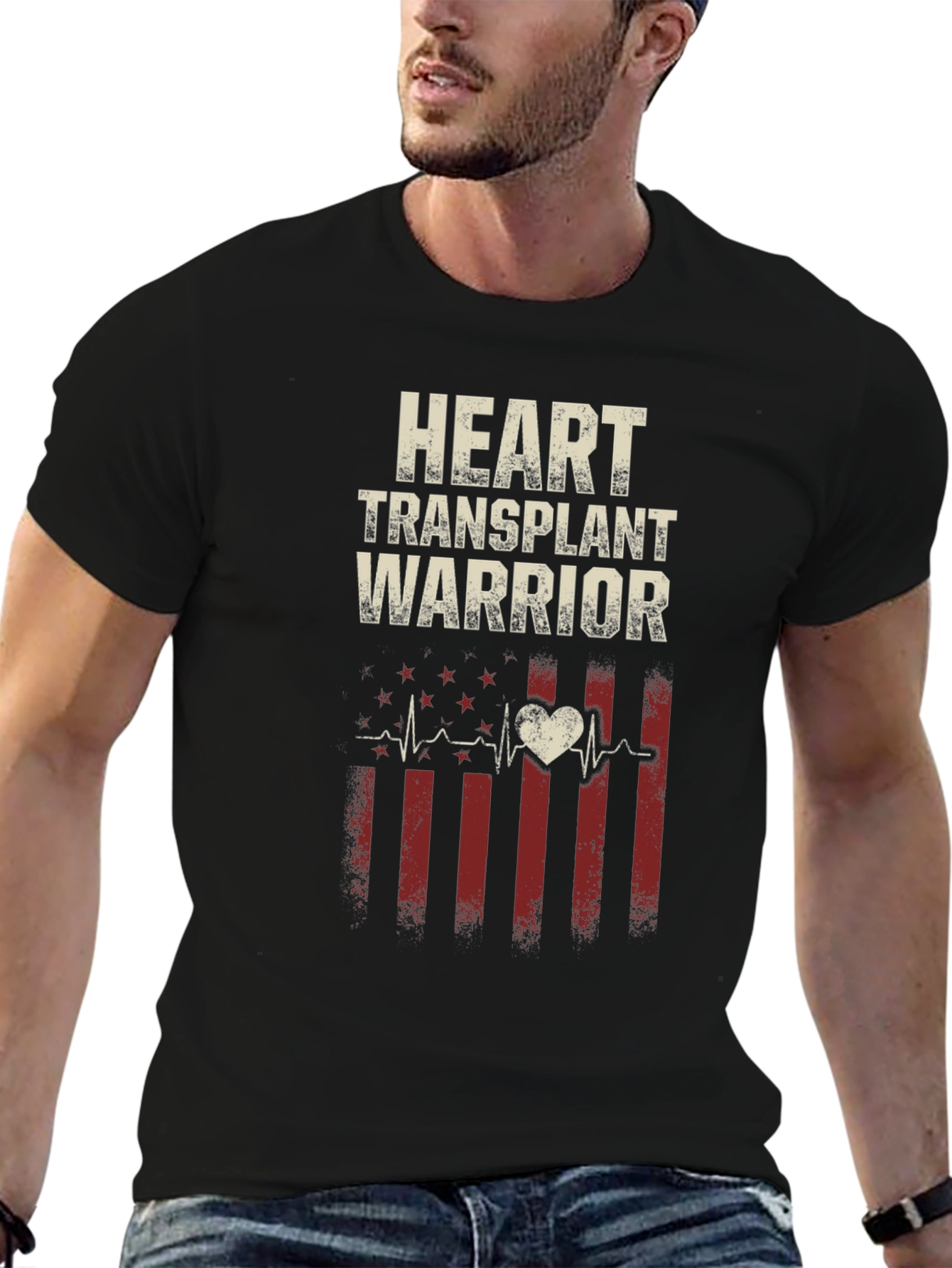 Heart Transplant Warrior Graphic Tee