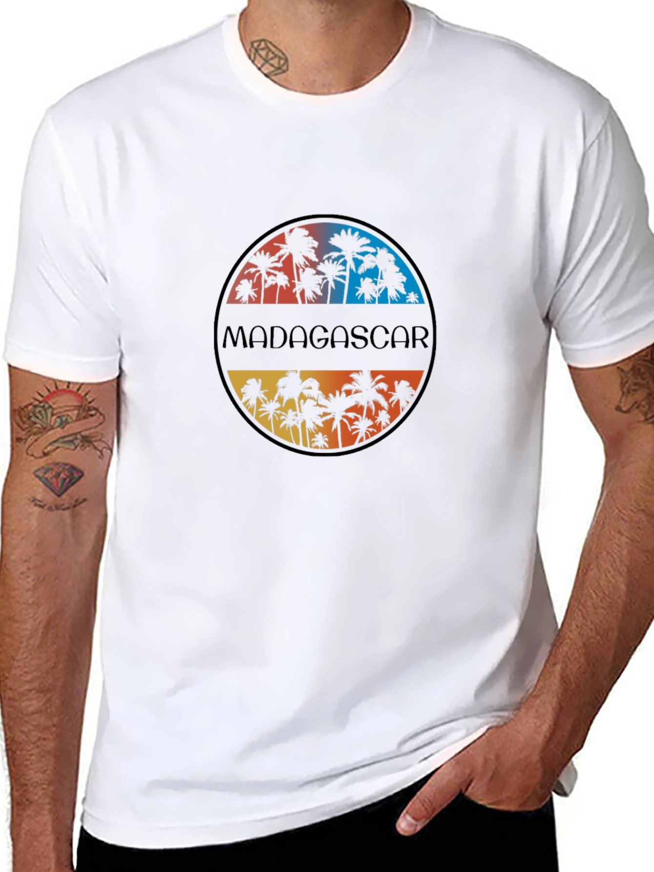 Madagascar Palm Tree Graphic Tee