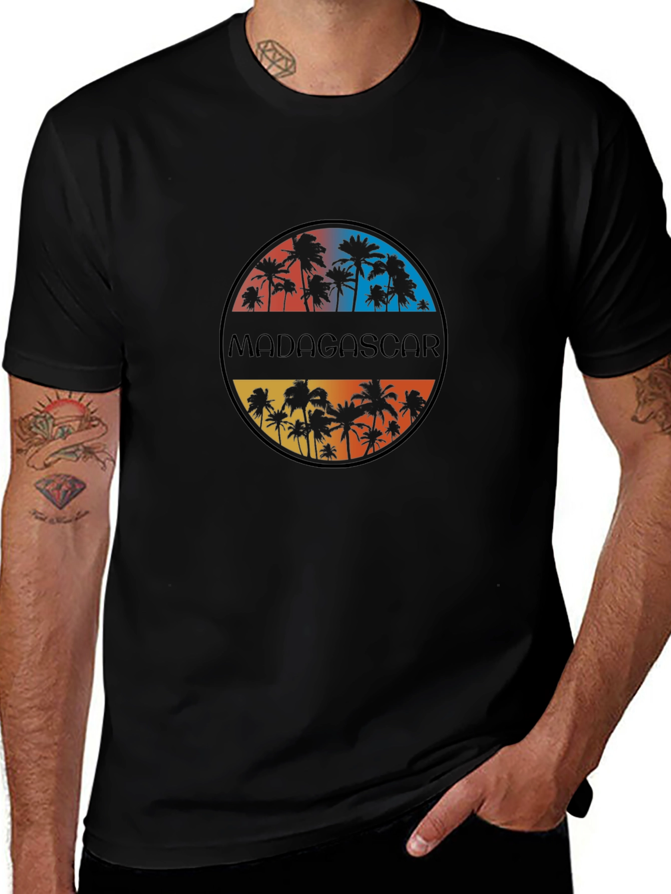 Madagascar Palm Tree Graphic Tee
