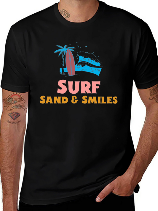 Surf Sand Smiles Graphic Tee