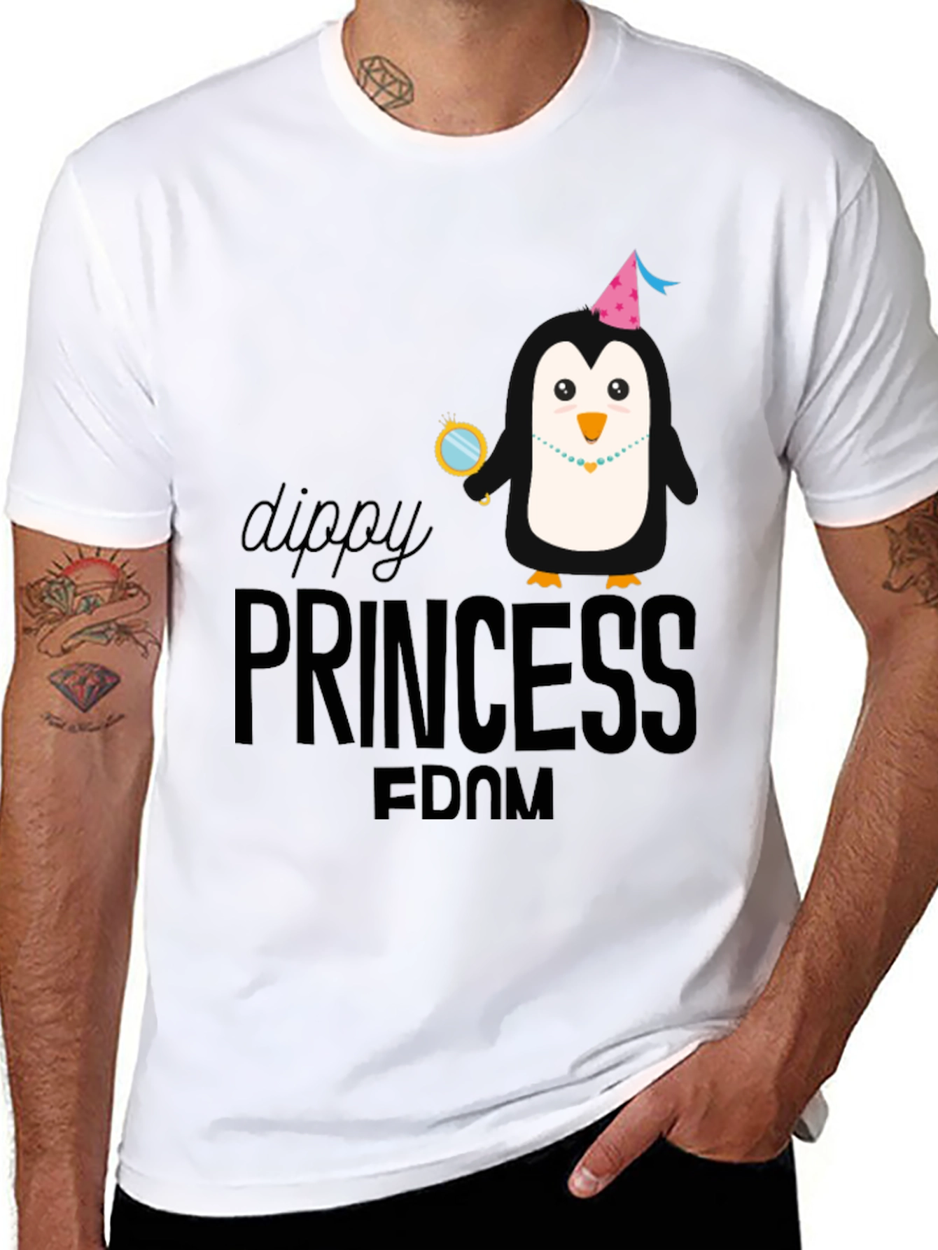 Dippy Princess Penguin T-Shirt
