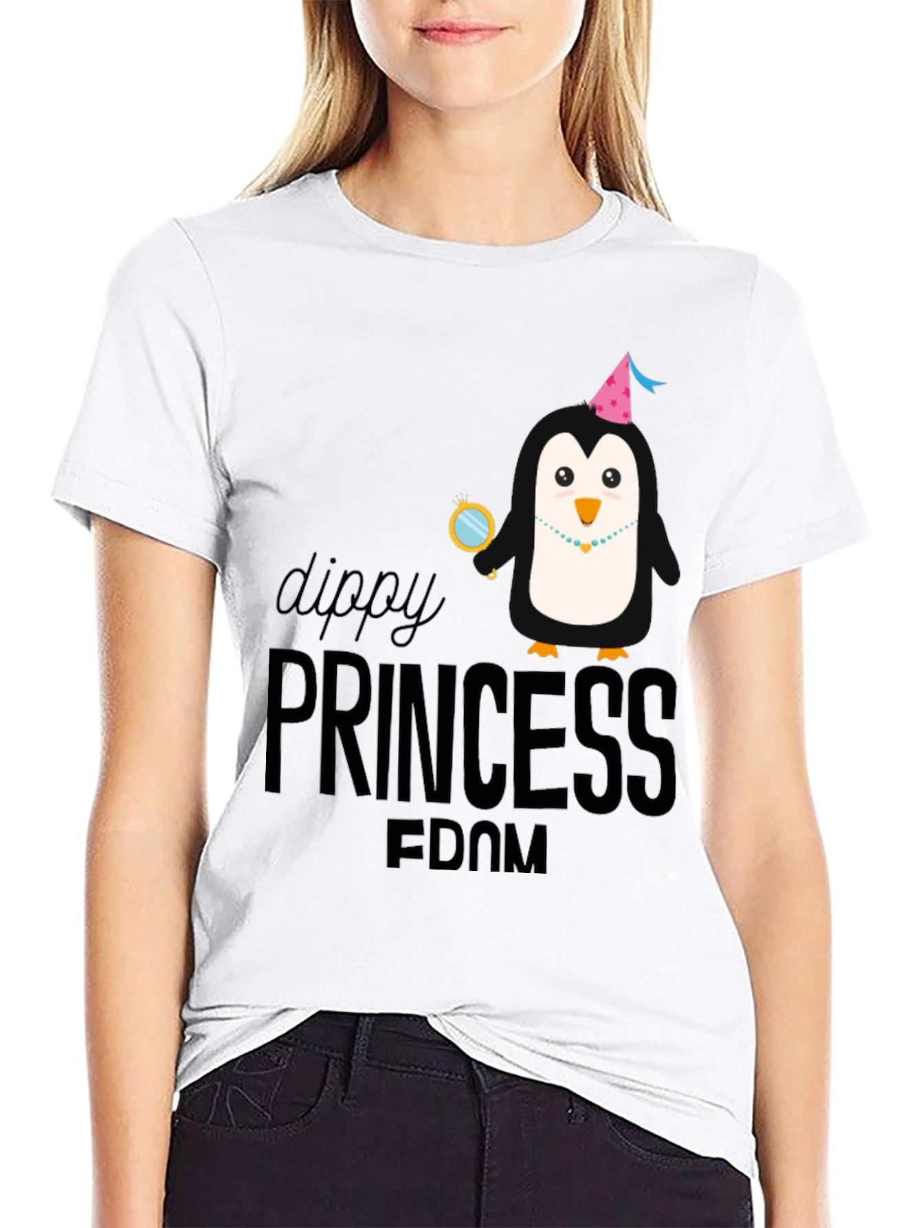 Dippy Princess Penguin T-Shirt