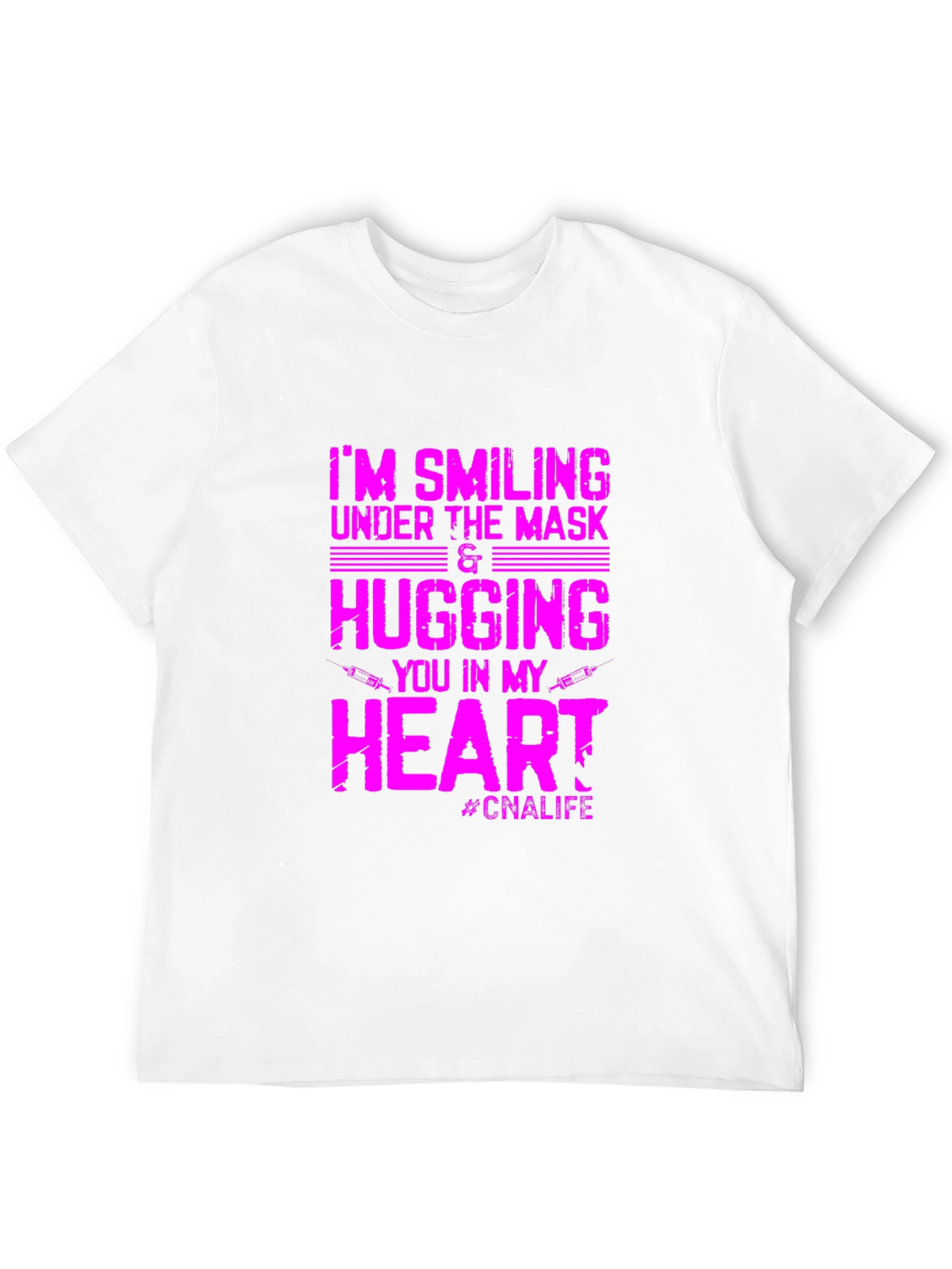 Smiling Under Mask CNA Life T-Shirt
