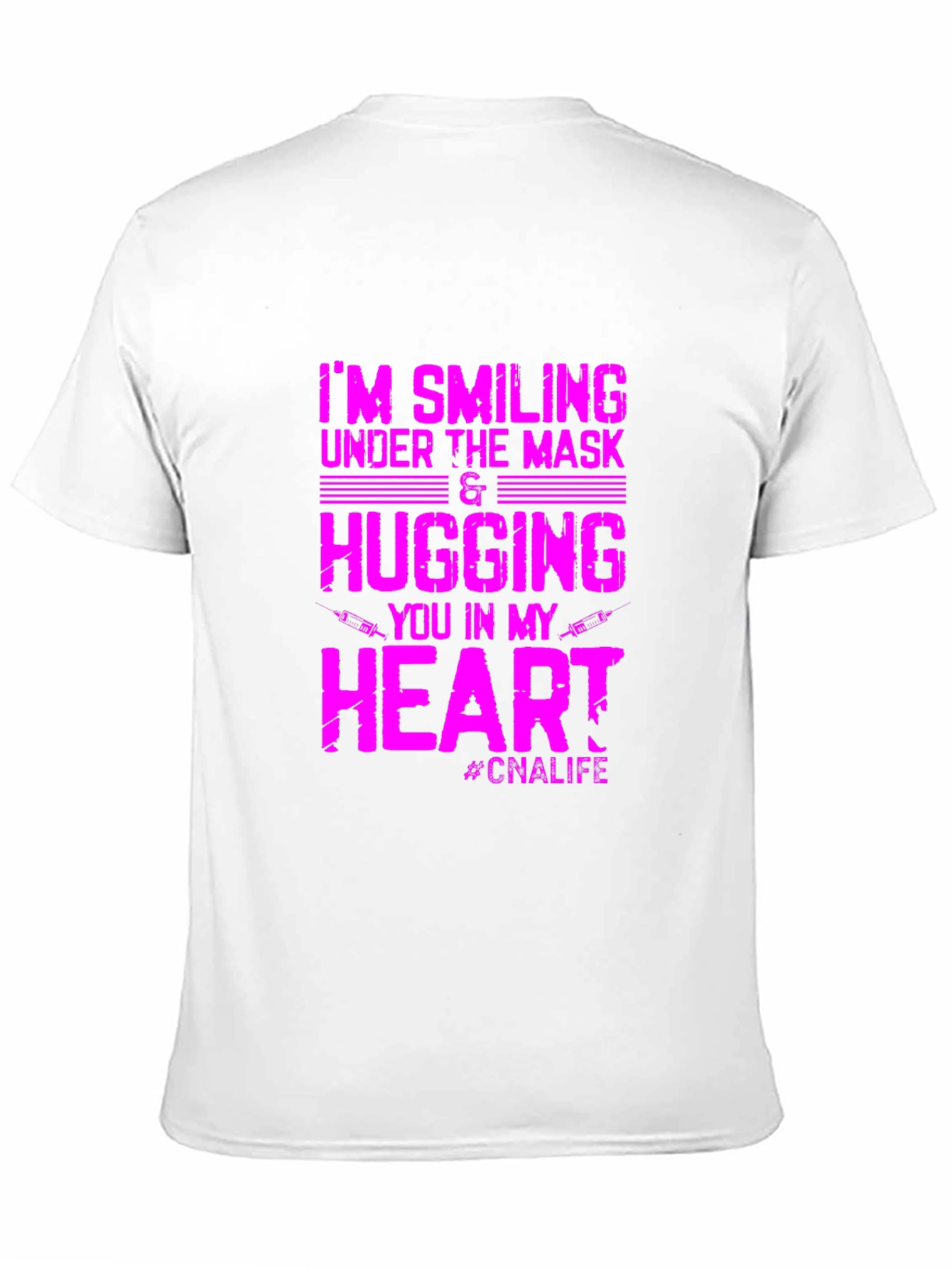Smiling Under Mask CNA Life T-Shirt