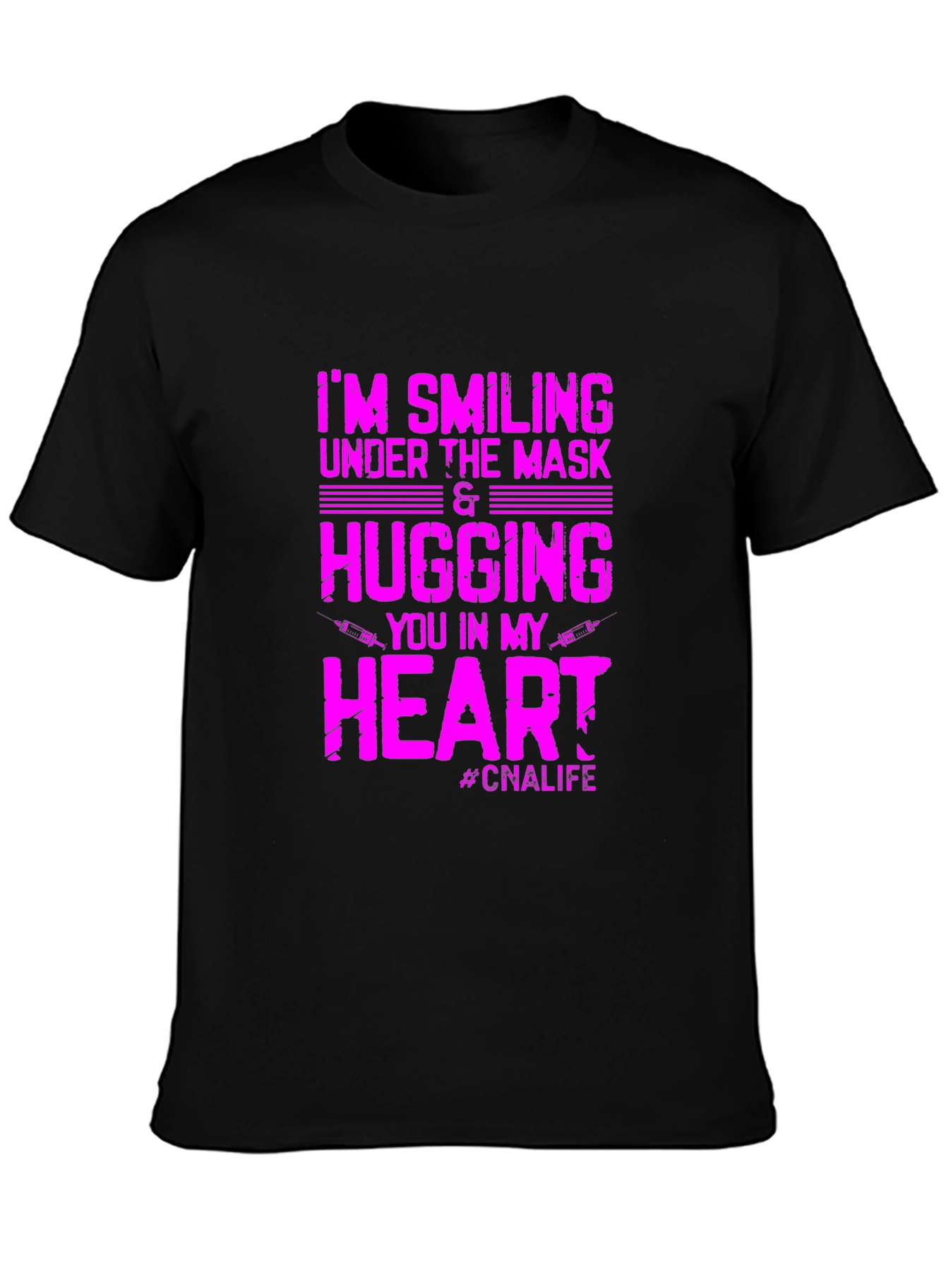 Smiling Under Mask CNA Life T-Shirt