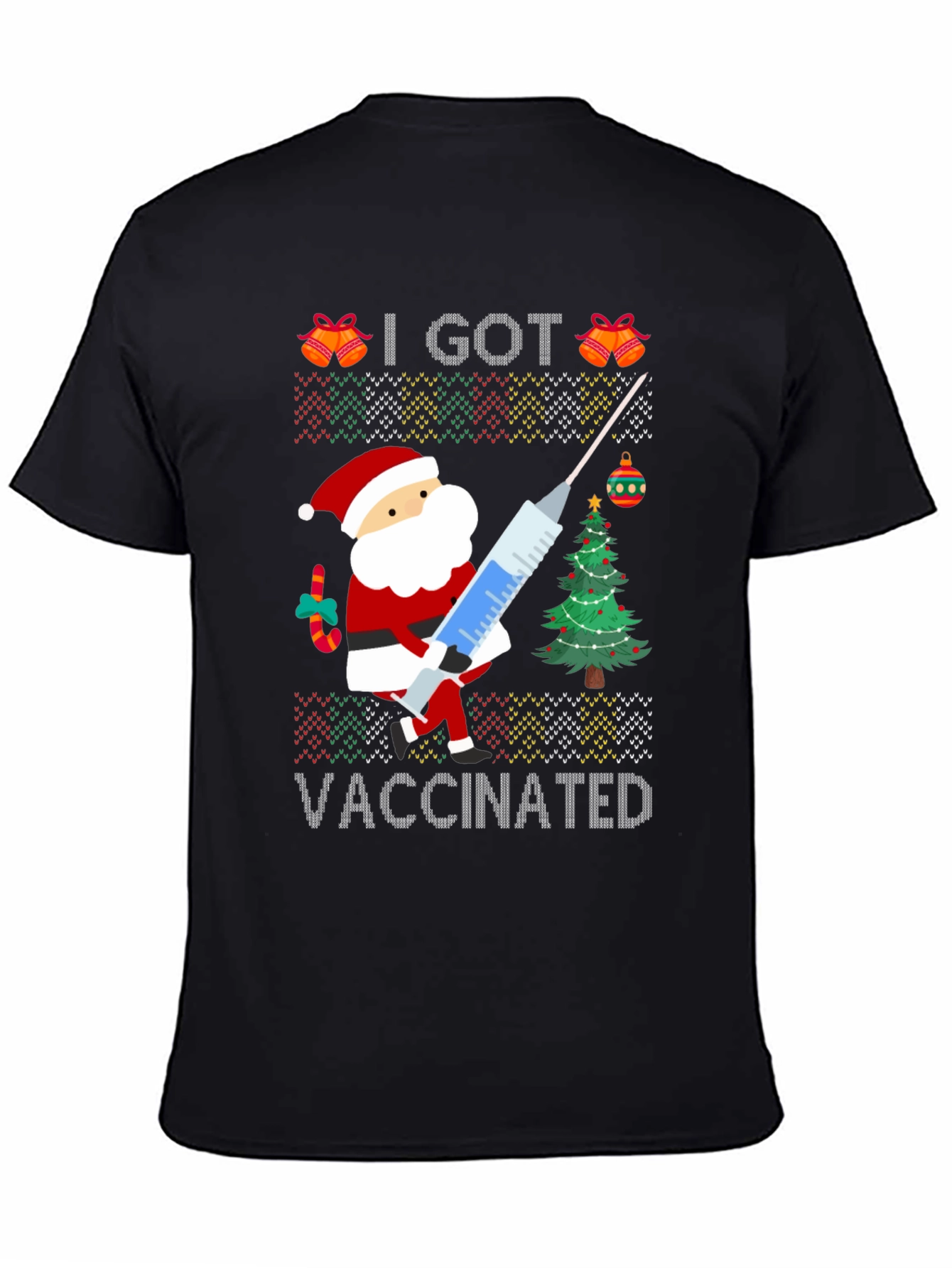 I Got Vaccinated Santa T-Shirt