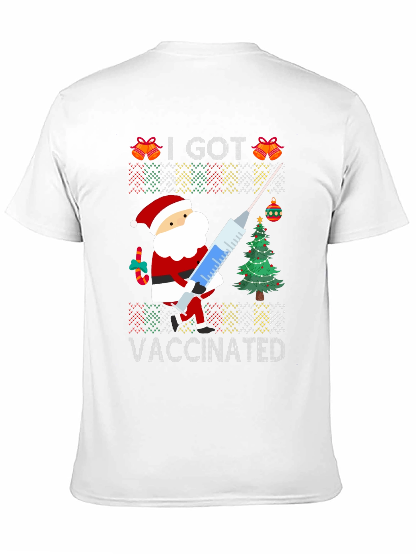 I Got Vaccinated Santa T-Shirt