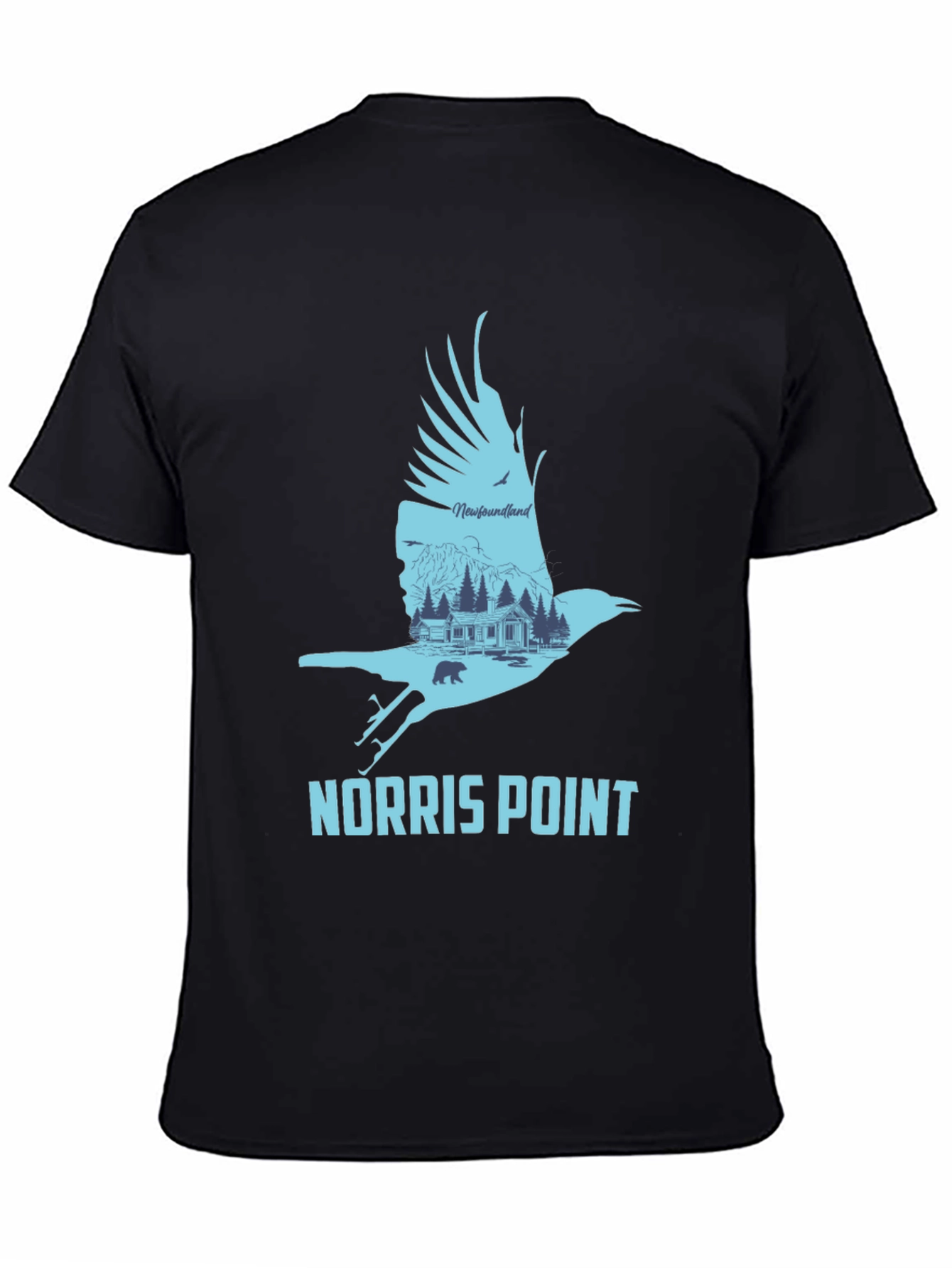 Norris Point Raven T-Shirt - Newfoundland Graphic Tee