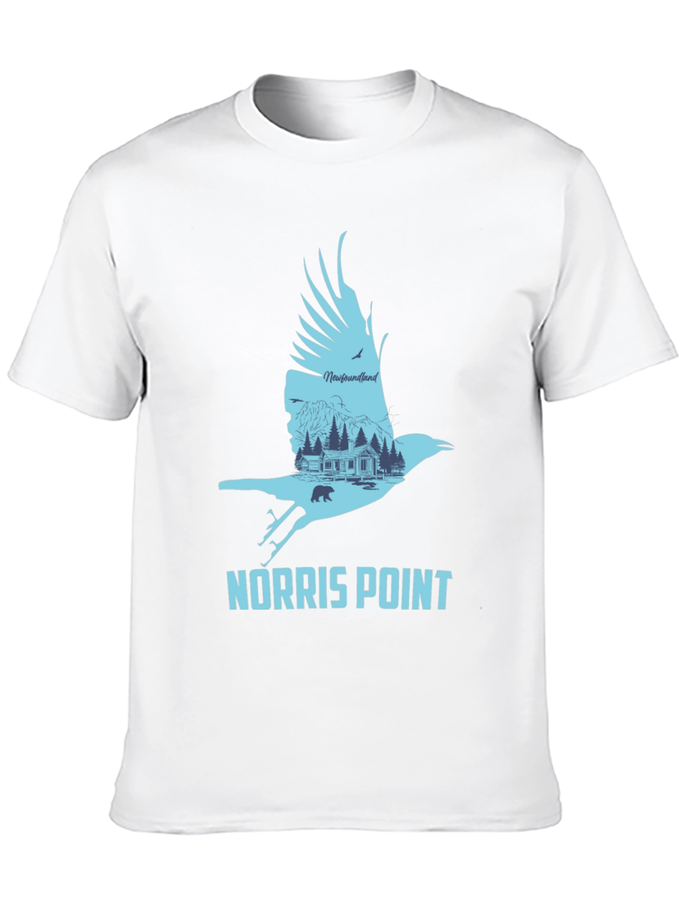 Norris Point Raven T-Shirt - Newfoundland Graphic Tee