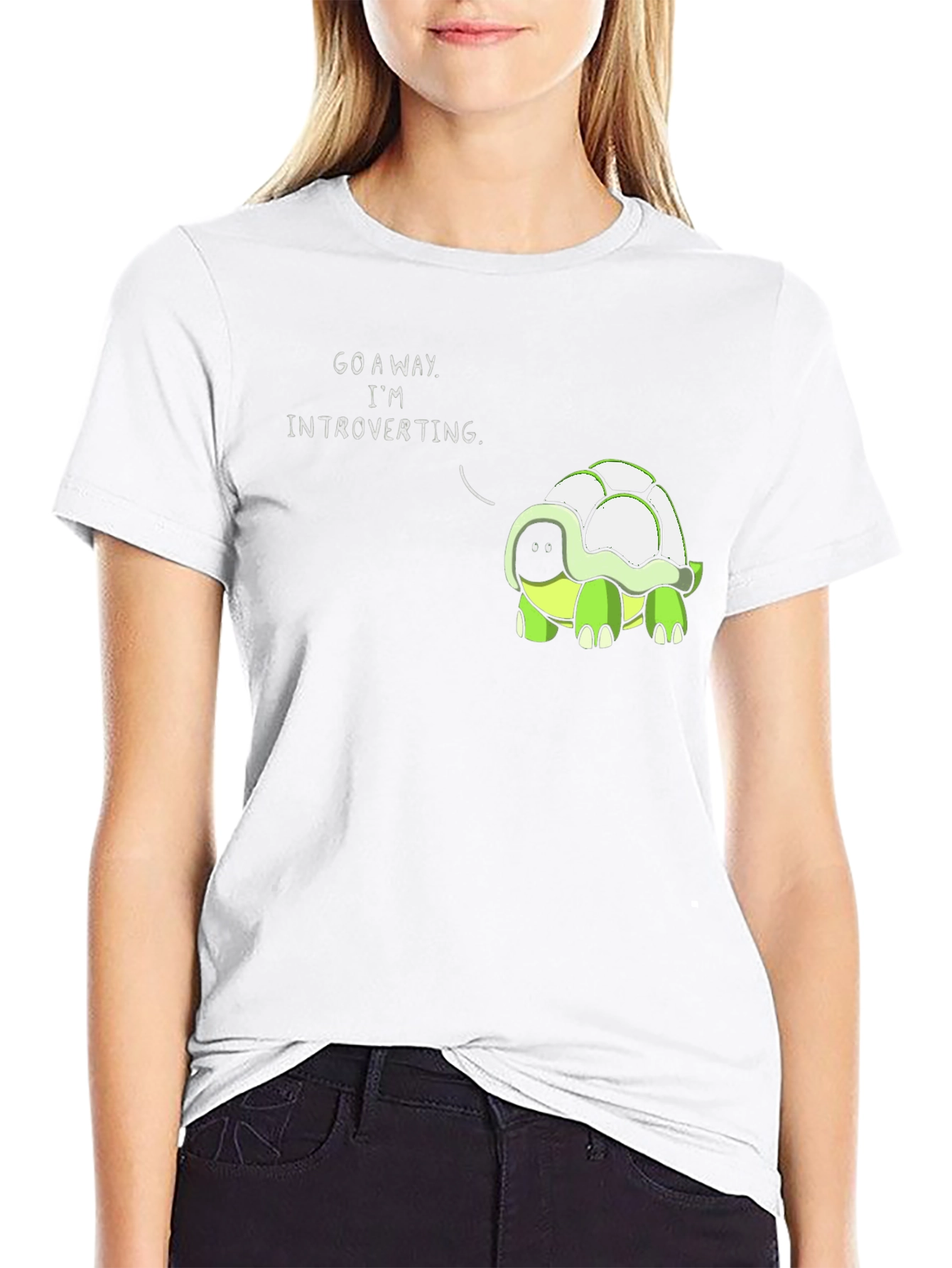 Introvert Turtle Graphic Tee