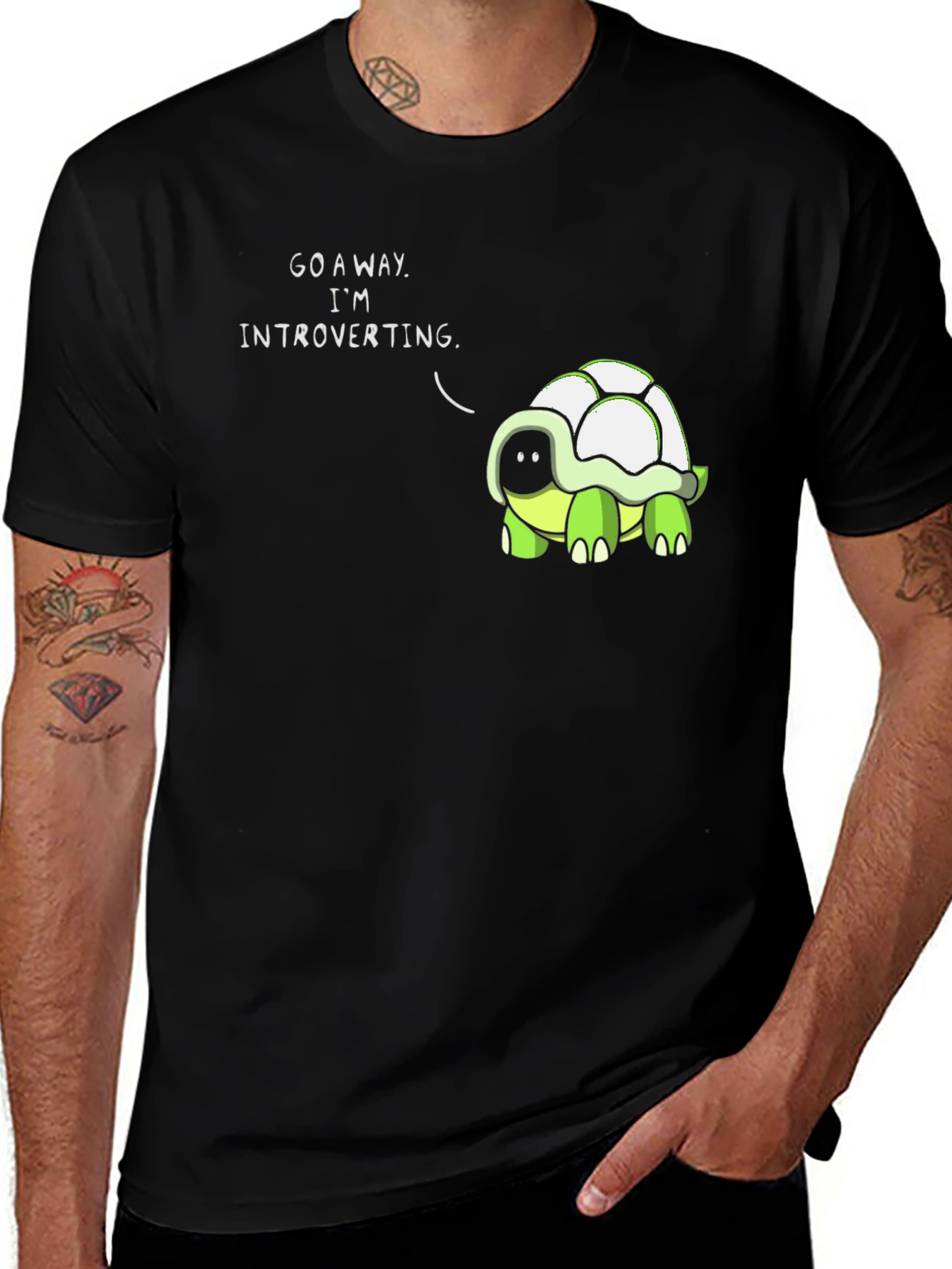 Introvert Turtle Graphic Tee