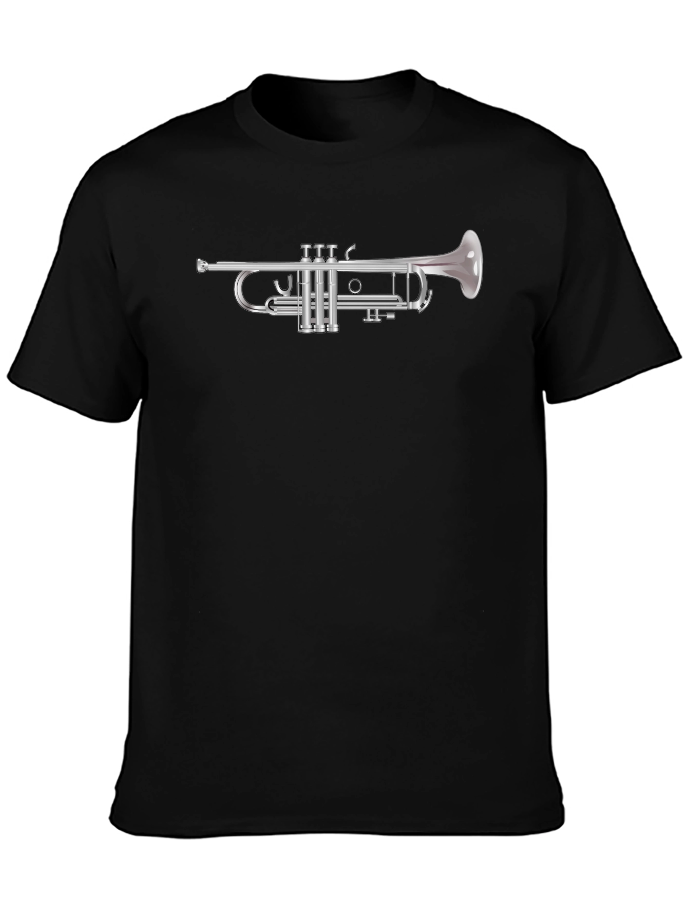 Trumpet Graphic T-Shirt - Music Lover Tee