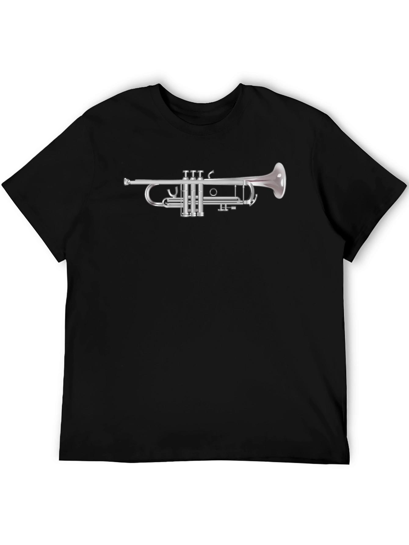Trumpet Graphic T-Shirt - Music Lover Tee