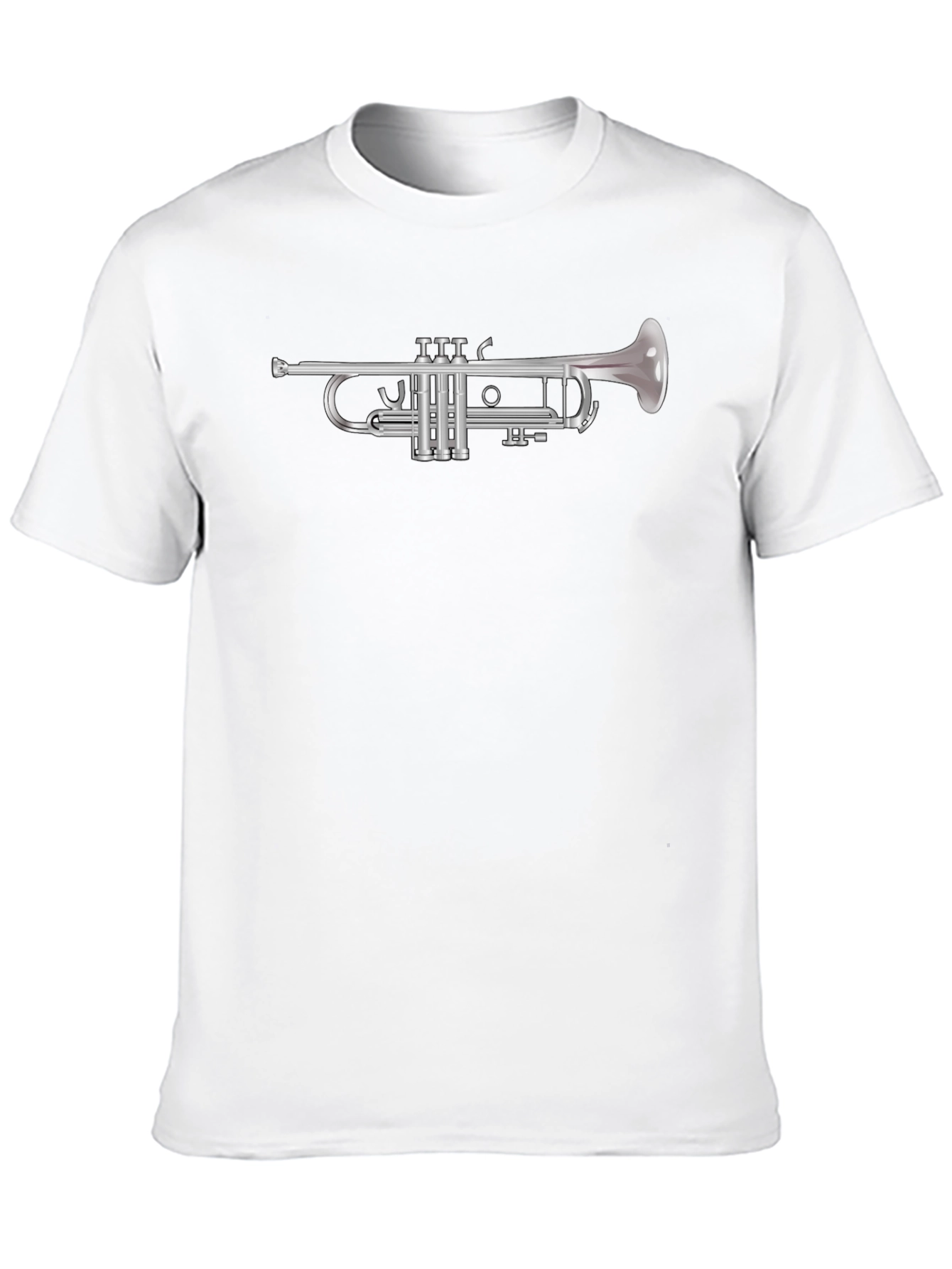 Trumpet Graphic T-Shirt - Music Lover Tee
