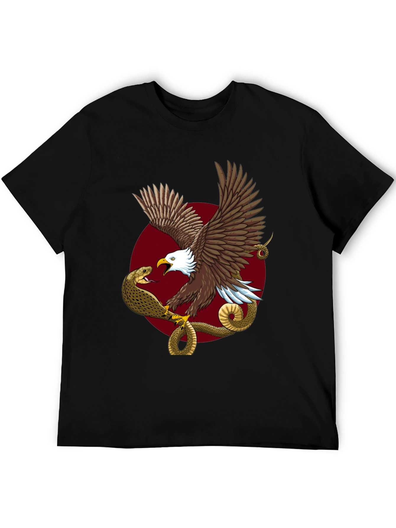 Eagle vs Snake Graphic T-Shirt