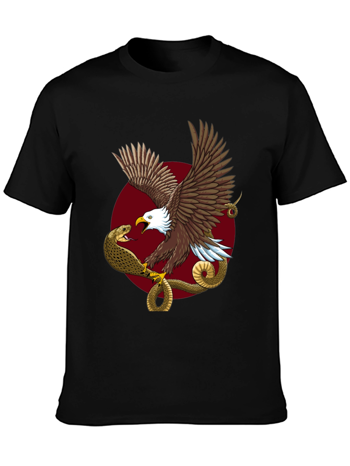 Eagle vs Snake Graphic T-Shirt