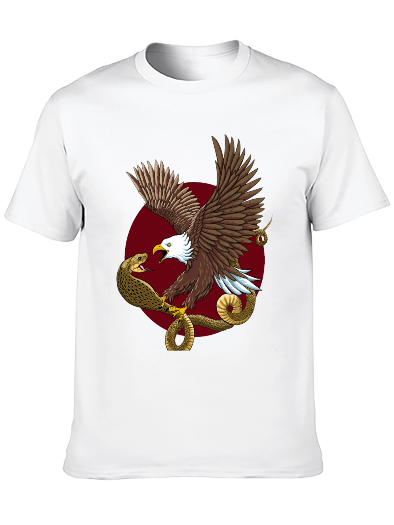 Eagle vs Snake Graphic T-Shirt