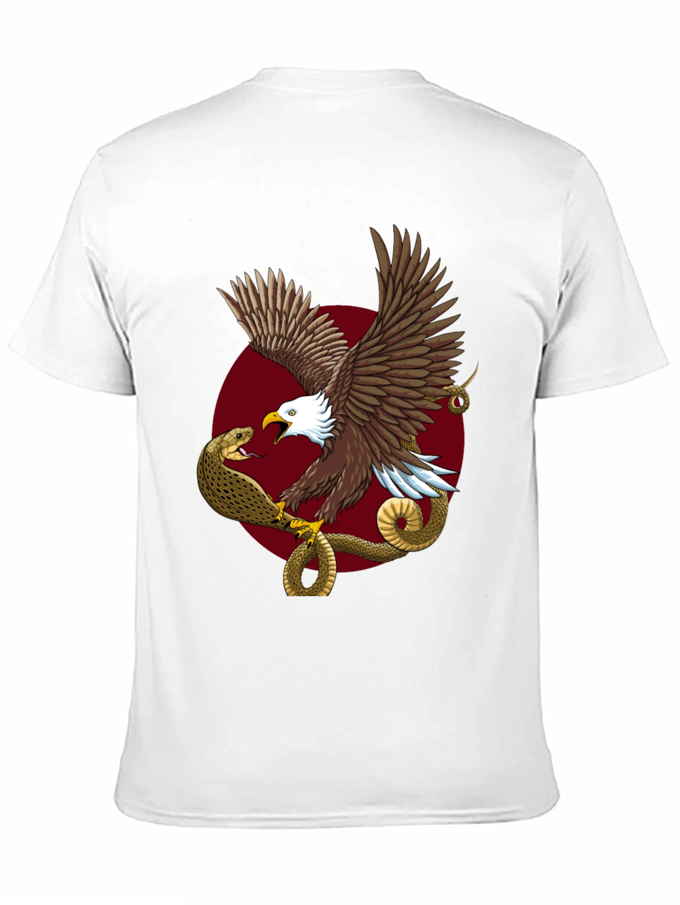 Eagle vs Snake Graphic T-Shirt