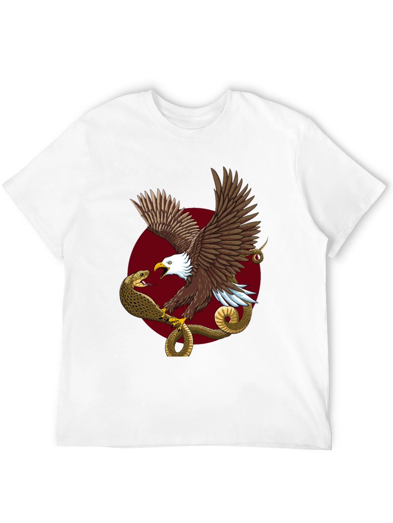 Eagle vs Snake Graphic T-Shirt