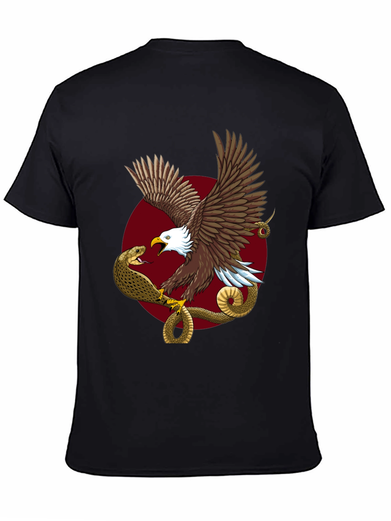 Eagle vs Snake Graphic T-Shirt