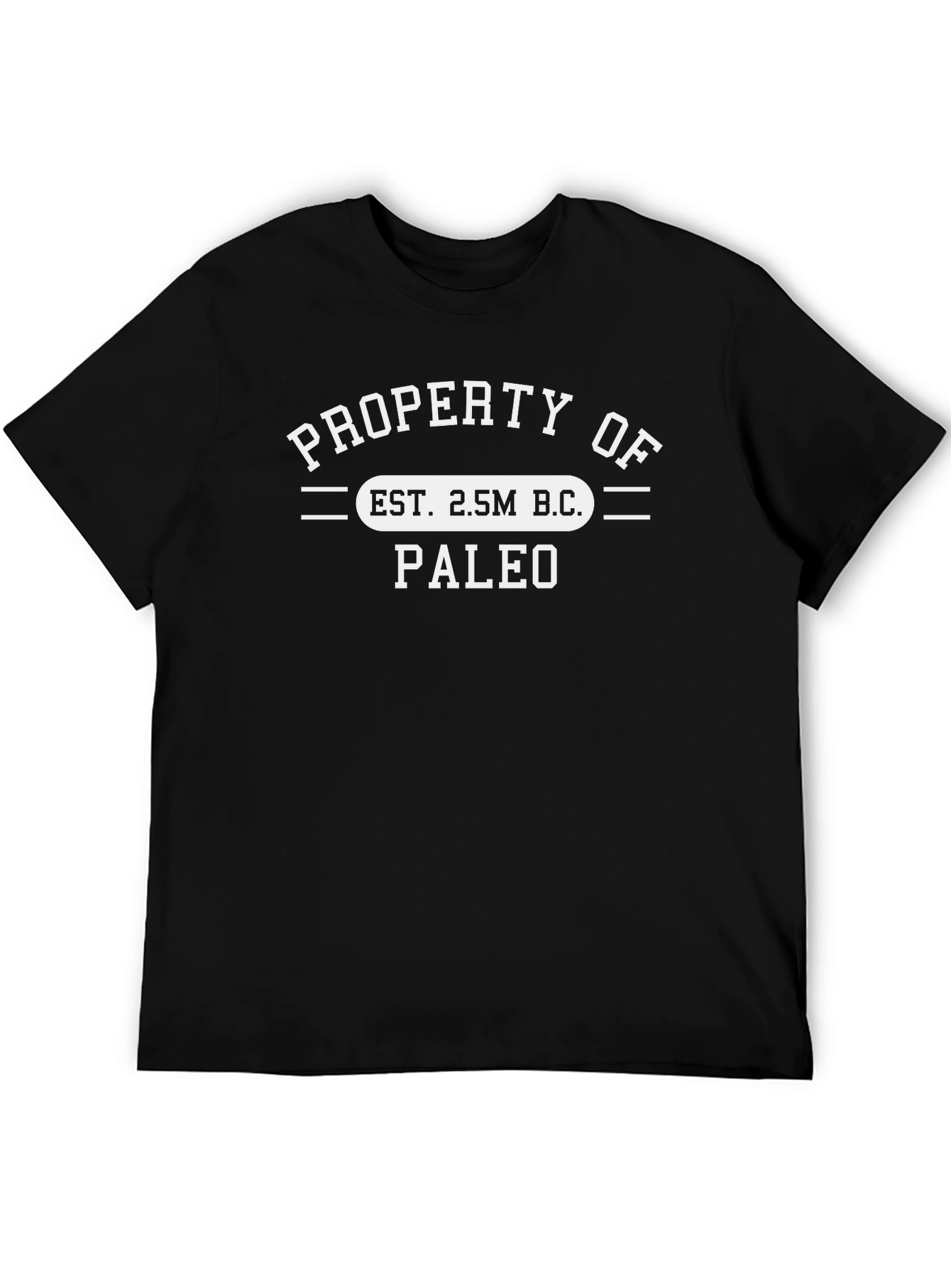 Paleo 2.5M B.C. Black T-Shirt