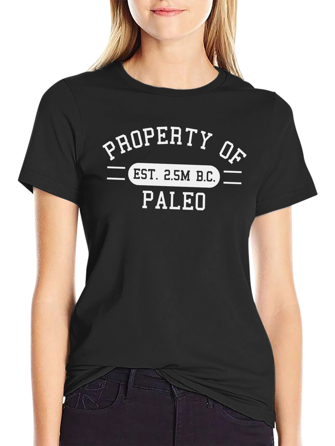 Paleo 2.5M B.C. Black T-Shirt
