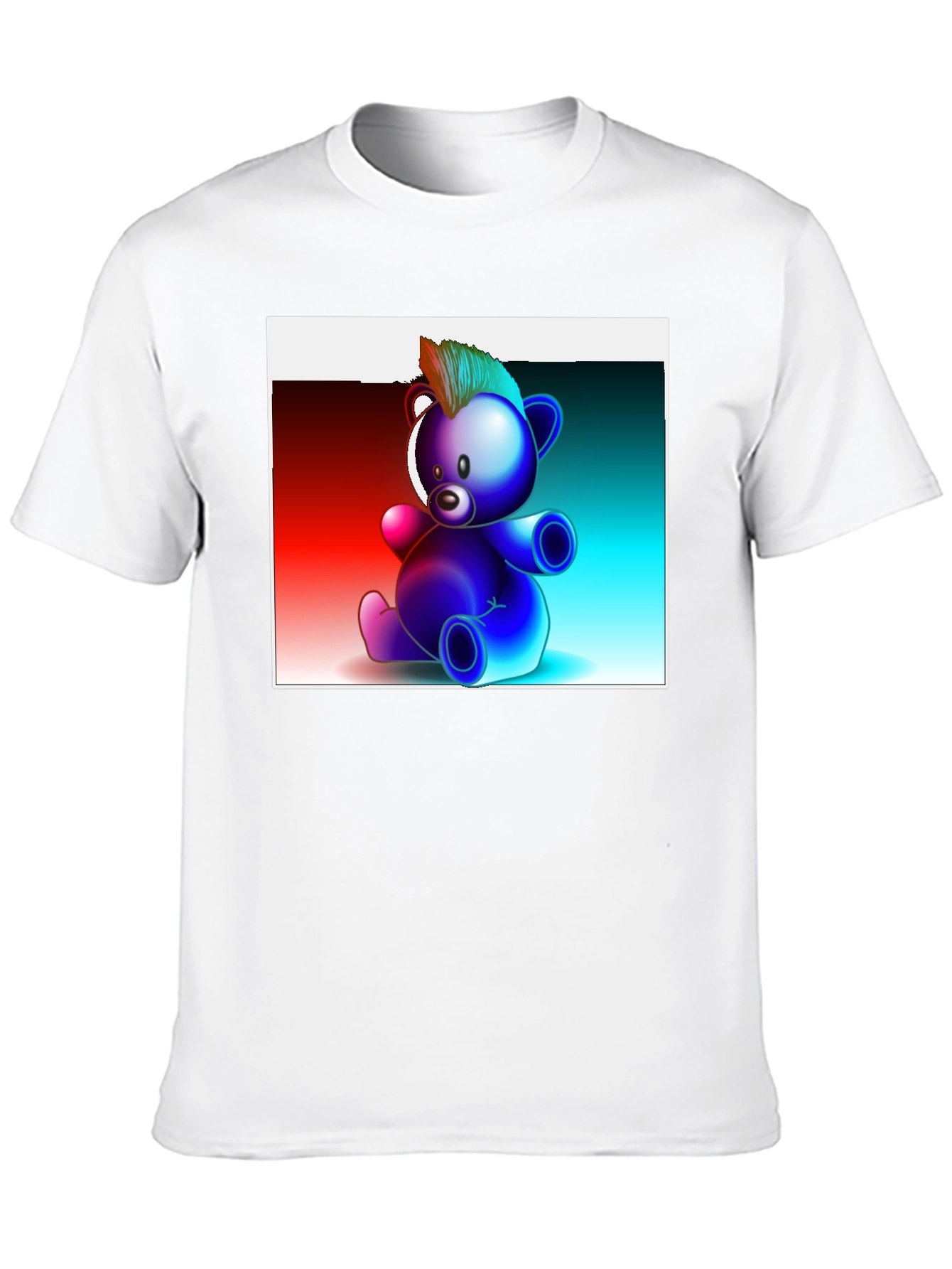 Cool Graphic Bear T-Shirt - Black