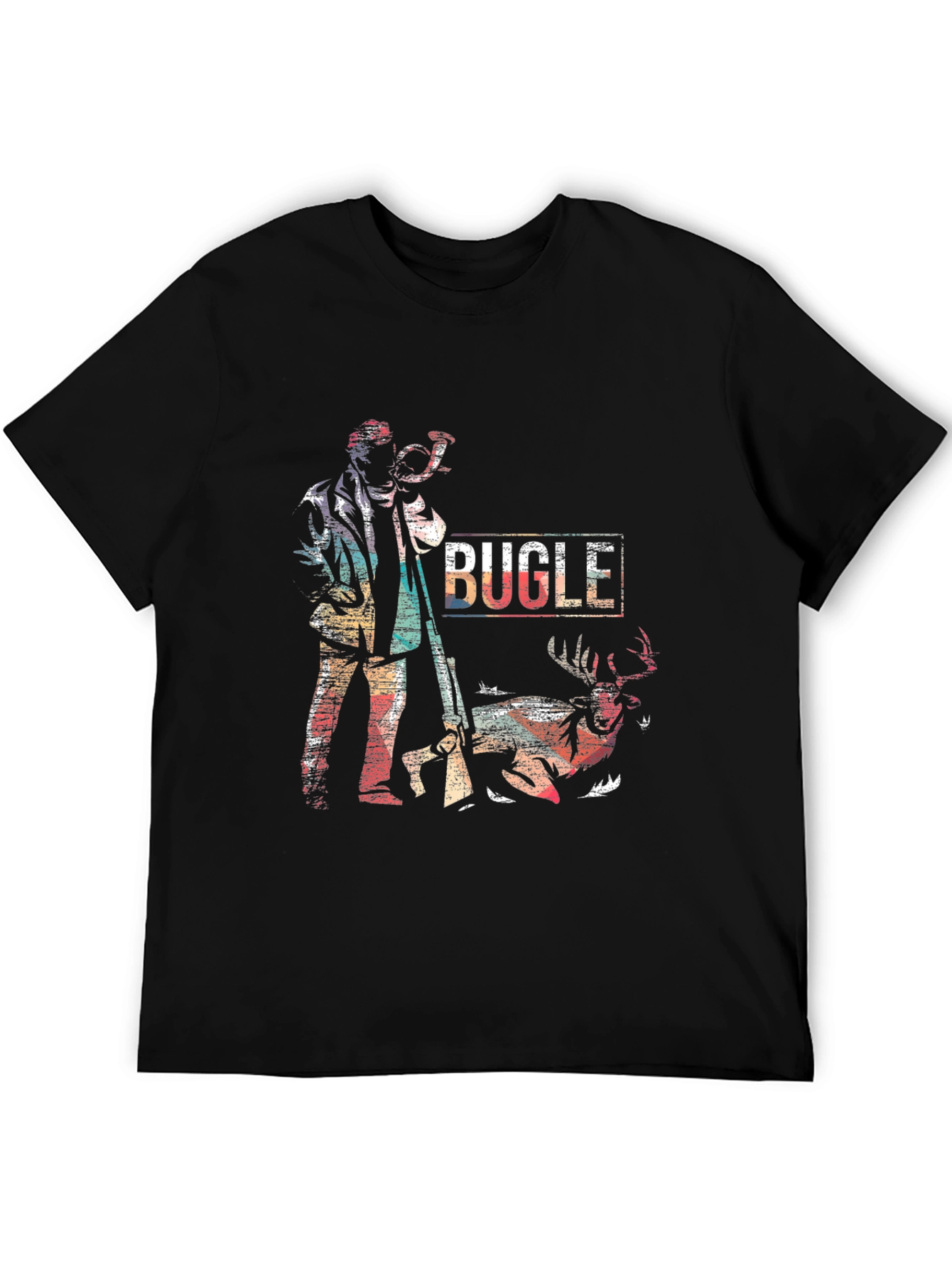 Bugle Hunter T-Shirt - Deer Hunting Season