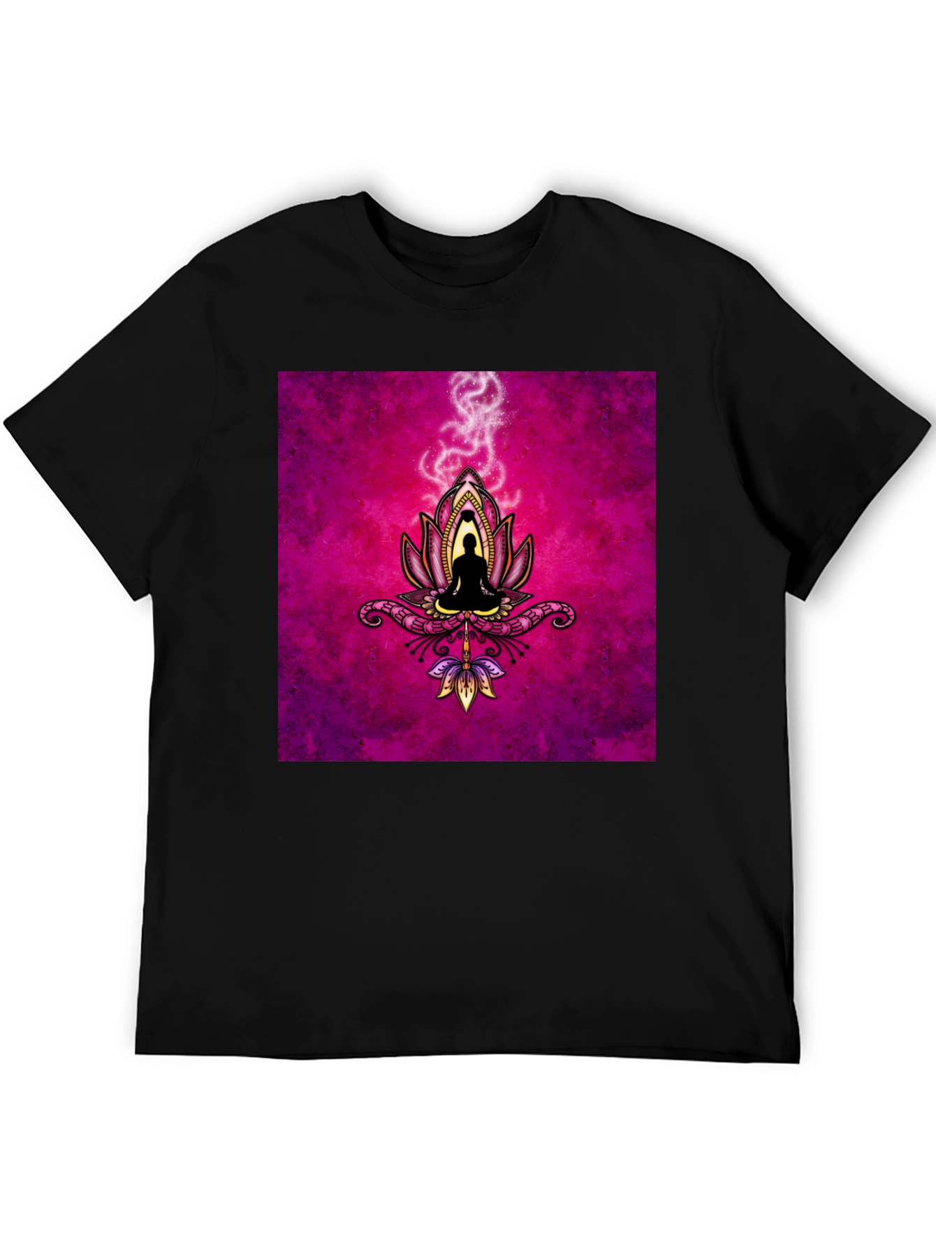 Lotus Meditation T-Shirt - Spiritual Zen Design